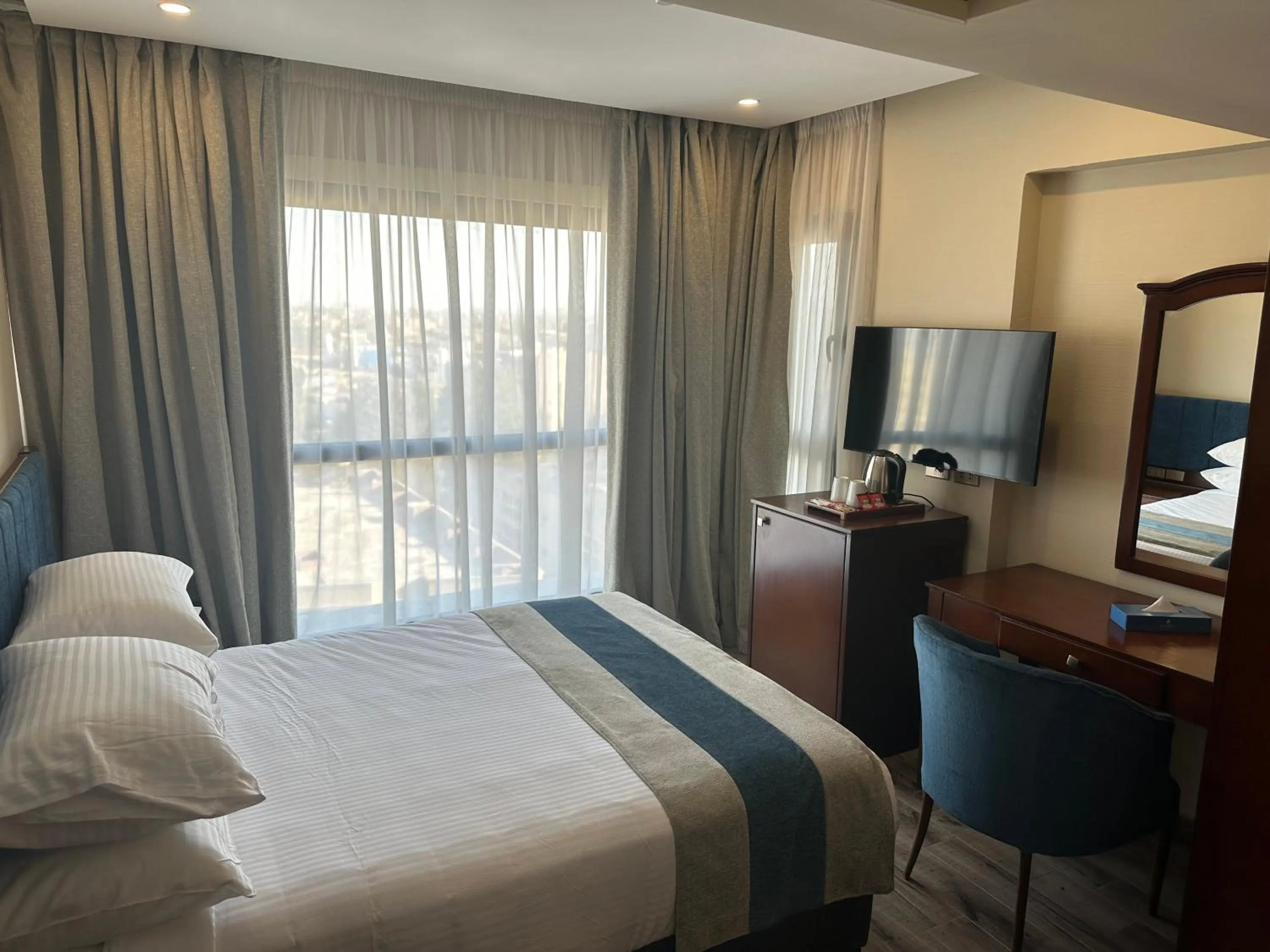 Bed in Stay Inn Pyramids Hotel