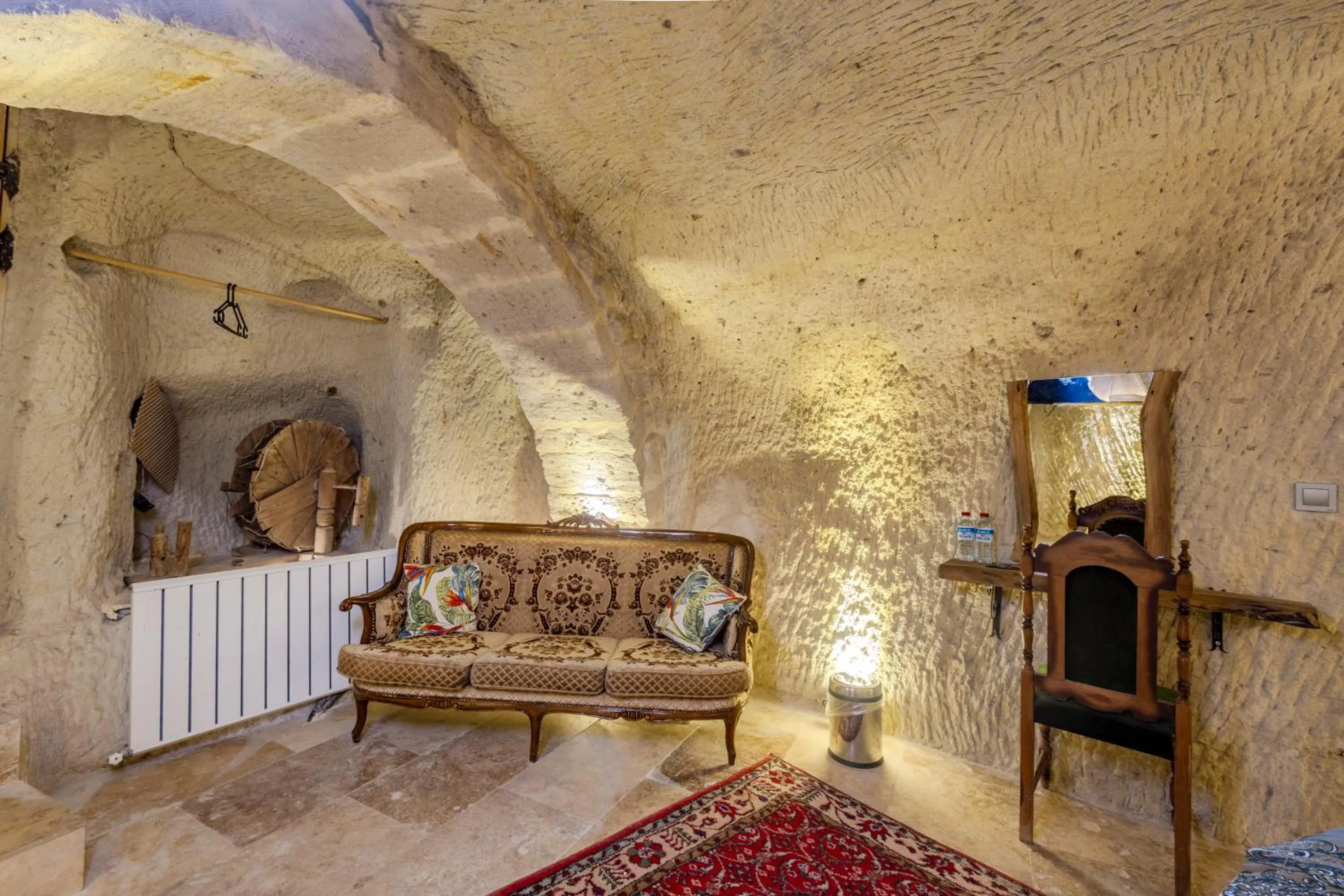 Living room in Lubberona Cave Cappadocia