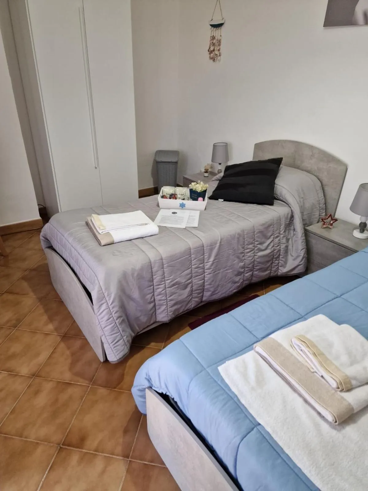 towels, Bed in Le stanze di Aurora