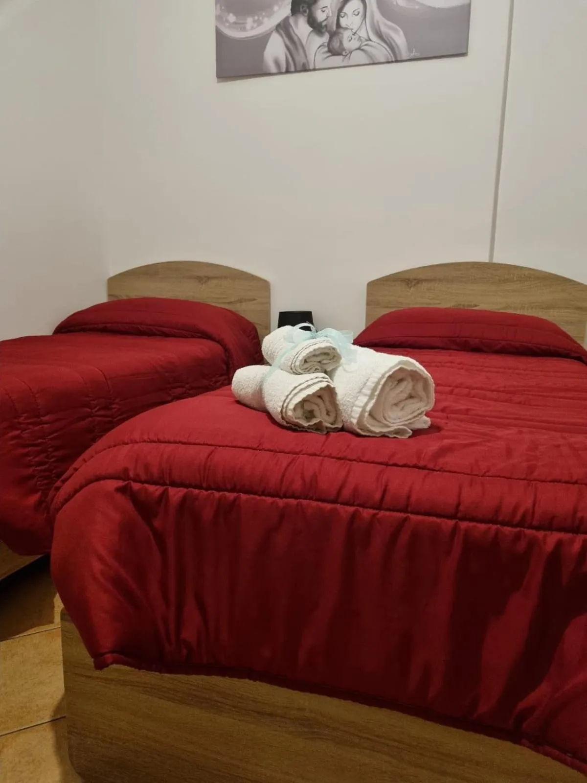 towels, Bed in Le stanze di Aurora