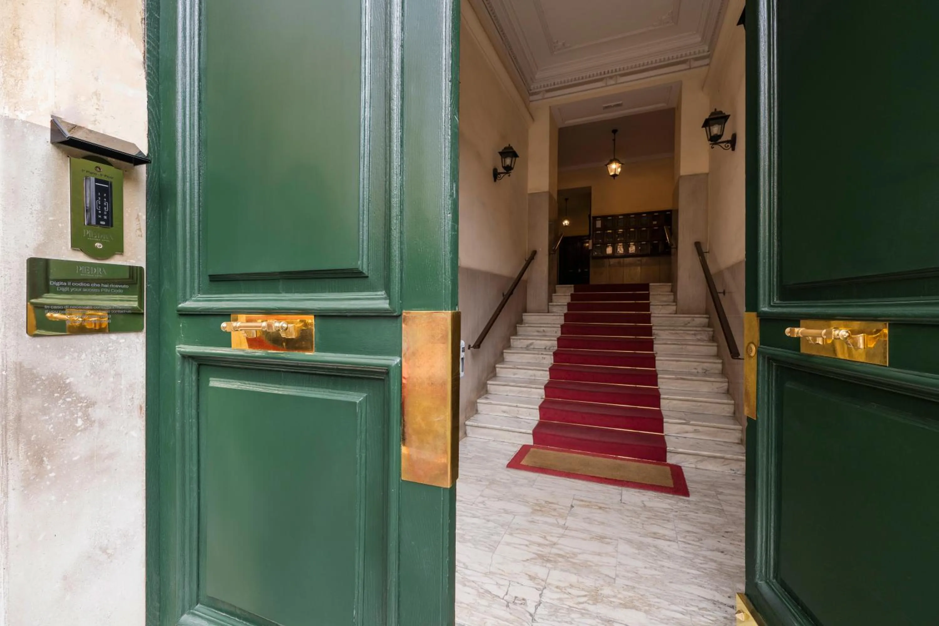 Property building in Boutique Hotel Piedra Rome City Centre