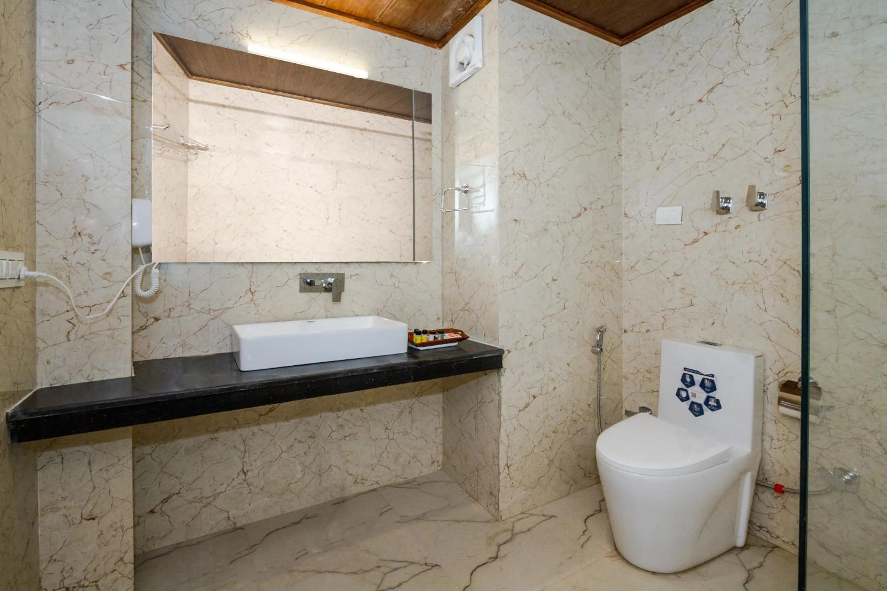 Bathroom in Tripli Hotels Namaste Manali