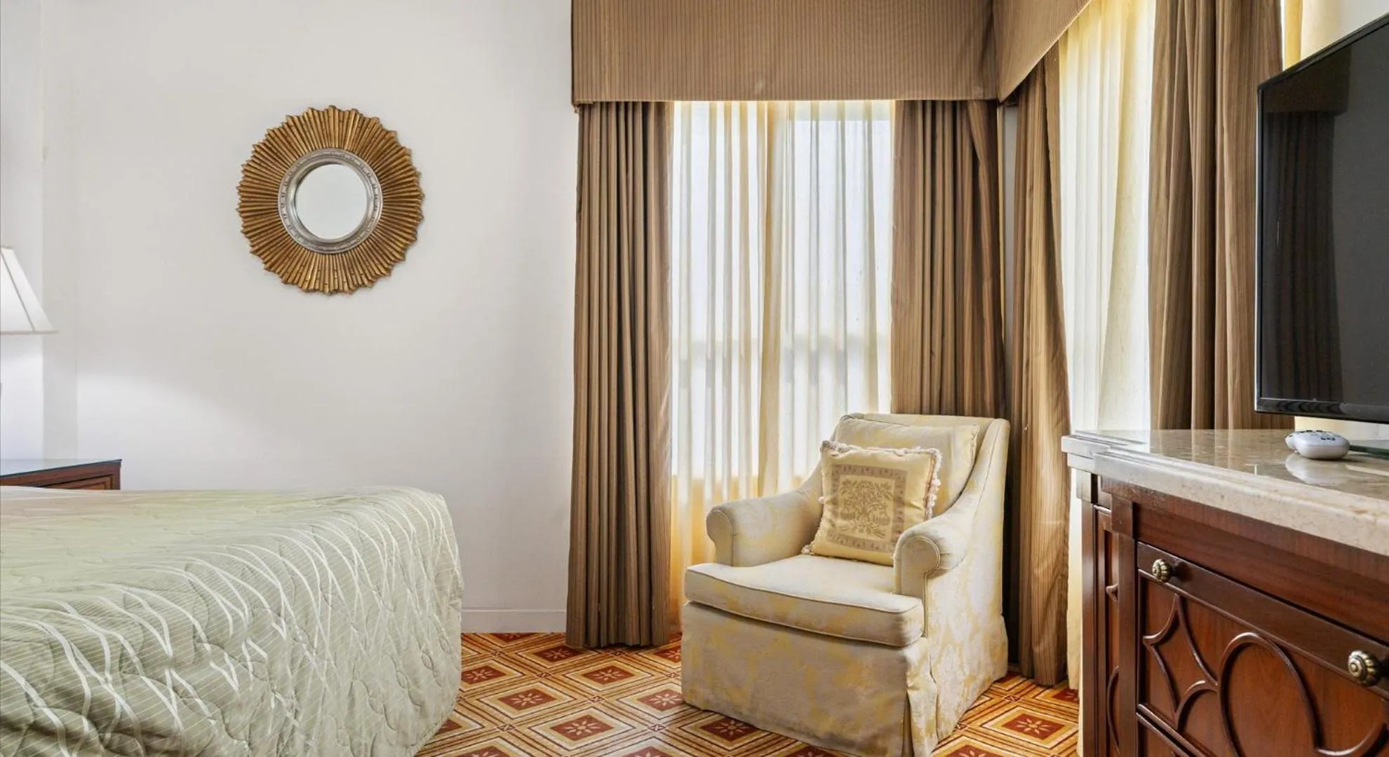 Bed in EMBASSY HOTEL