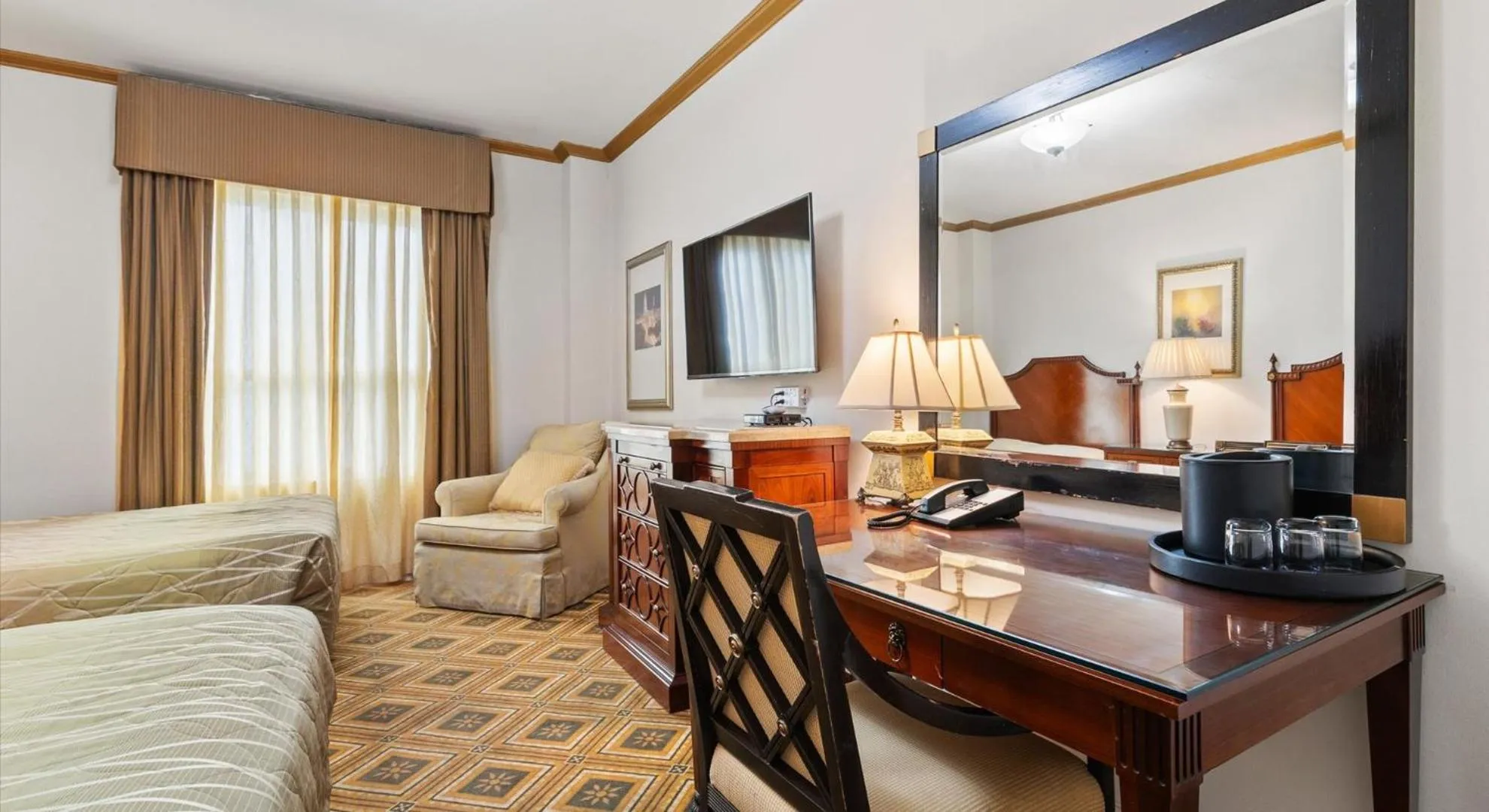 Bed in EMBASSY HOTEL