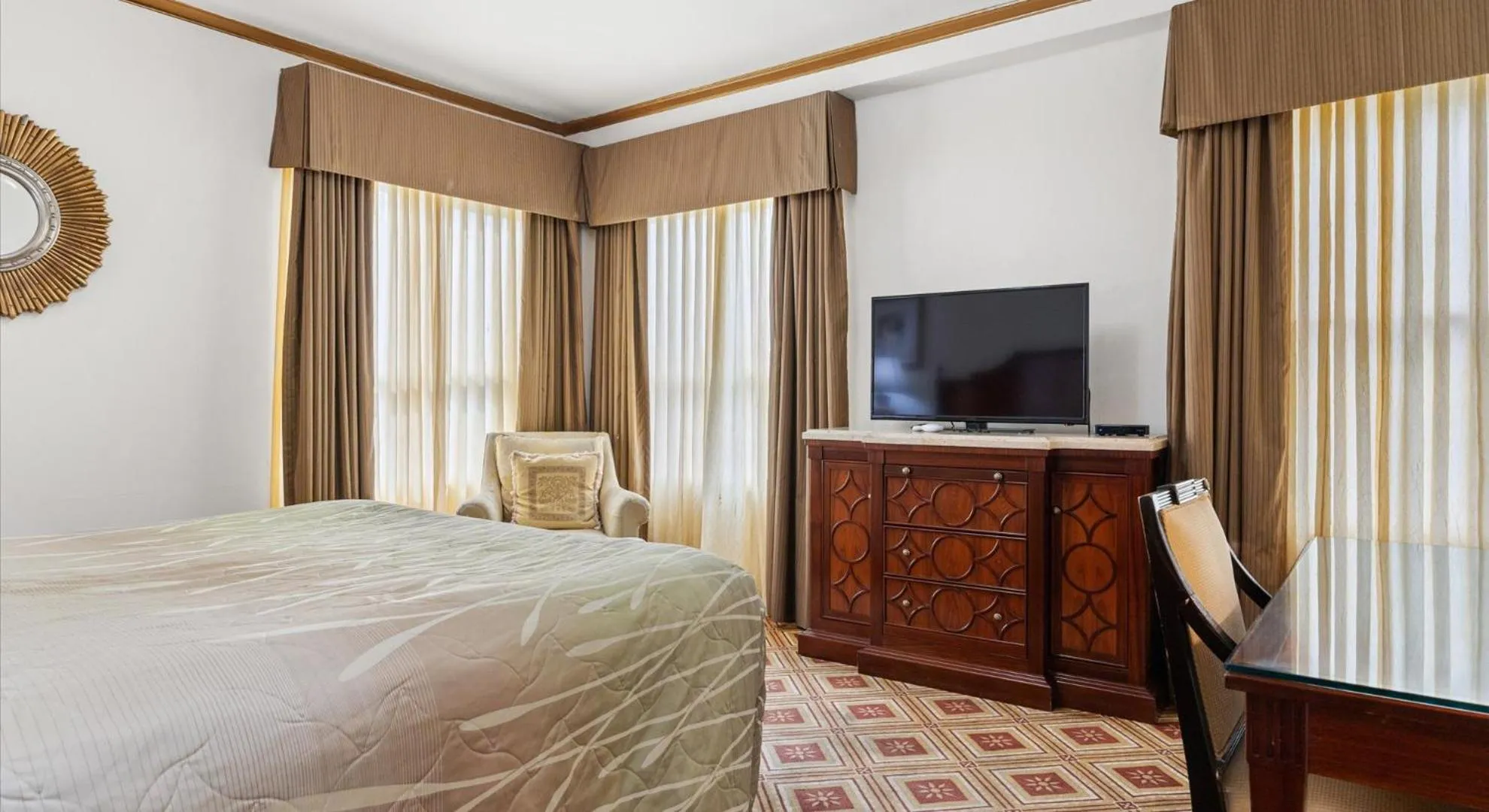 Bed in EMBASSY HOTEL