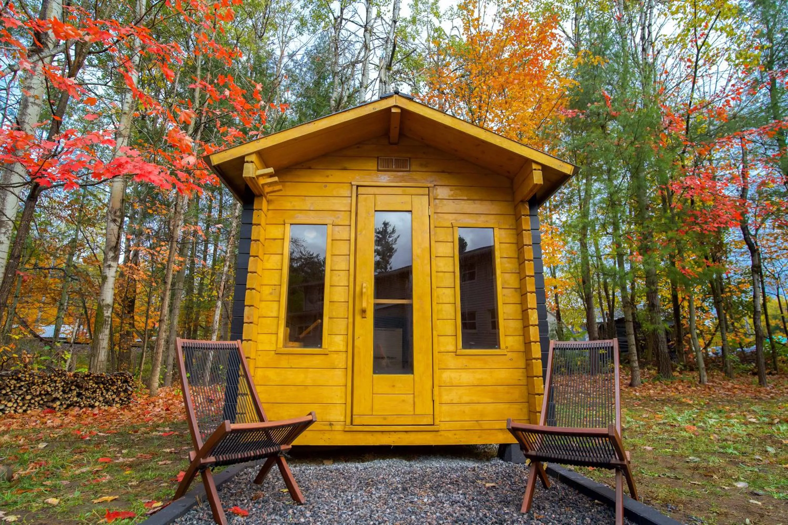 Sauna in Stay Inn Muskoka