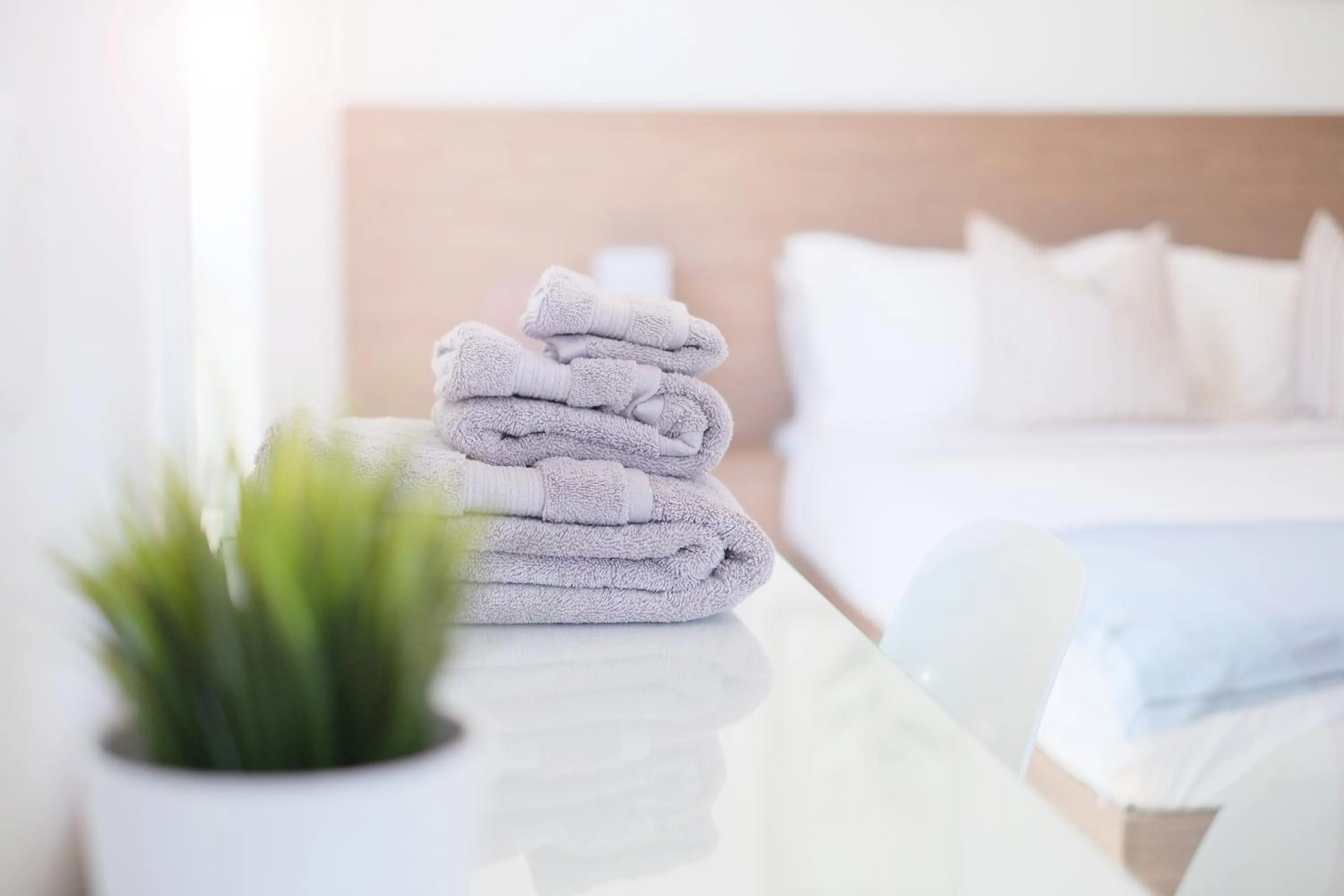 Bed in Stay Inn Muskoka