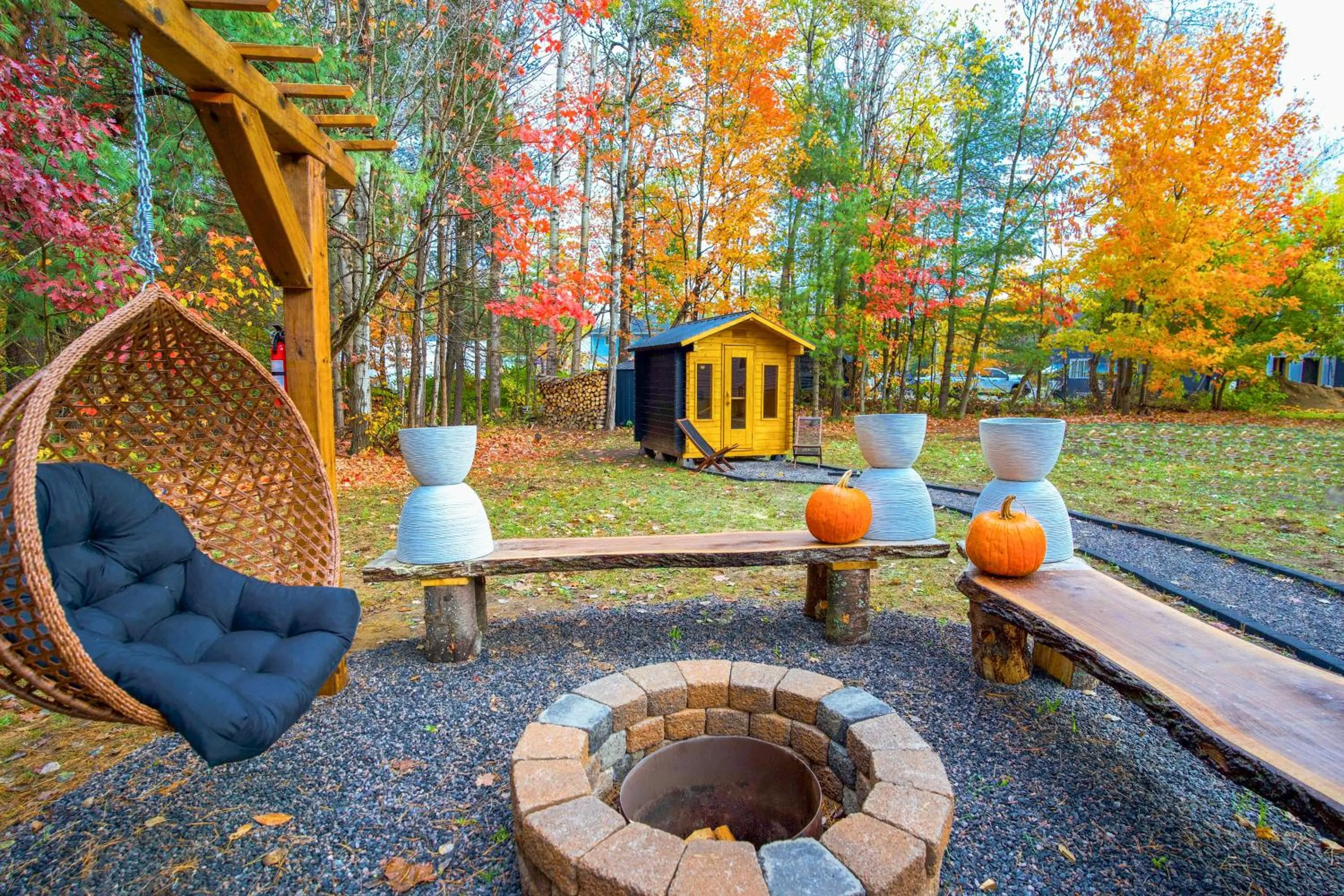 Sauna in Stay Inn Muskoka