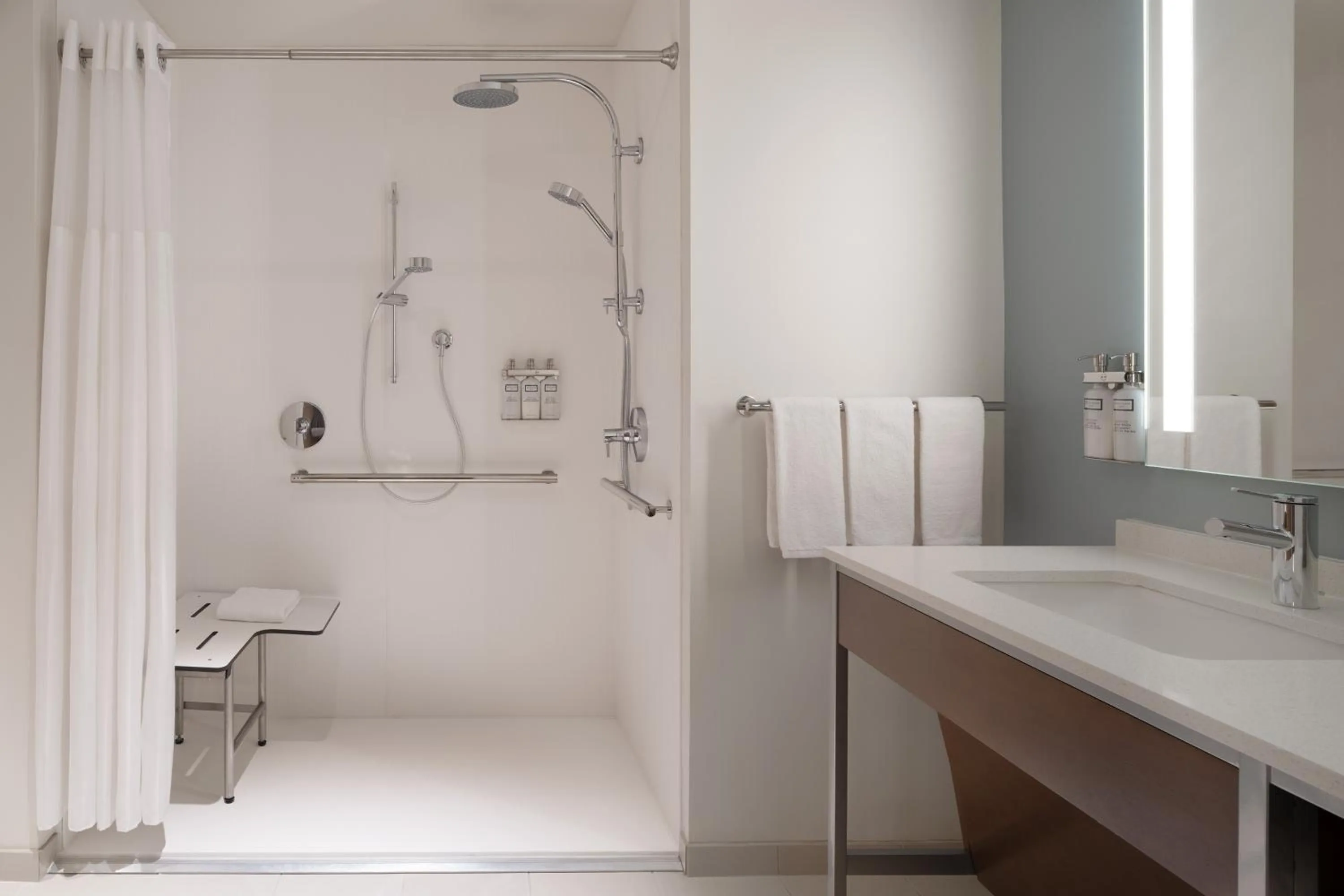 Shower in EVEN Hotel Bozeman Yellowstone Intl Arpt by IHG