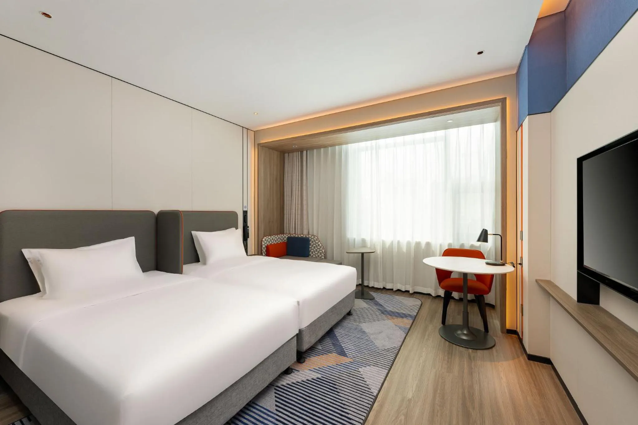 Photo of the whole room, Bed in Holiday Inn Express Langfang Yanjiao by IHG