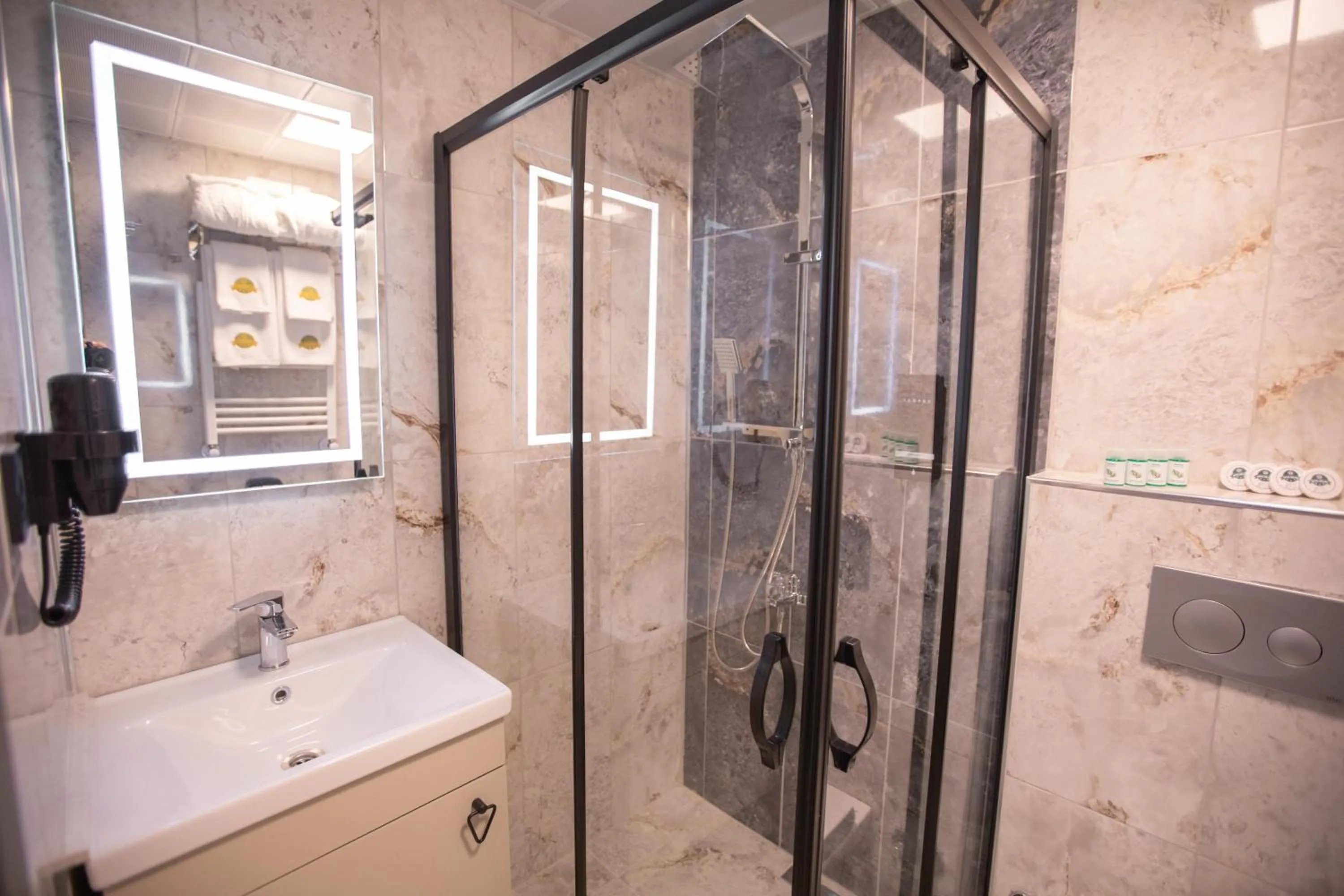 Shower in Hotel Milano