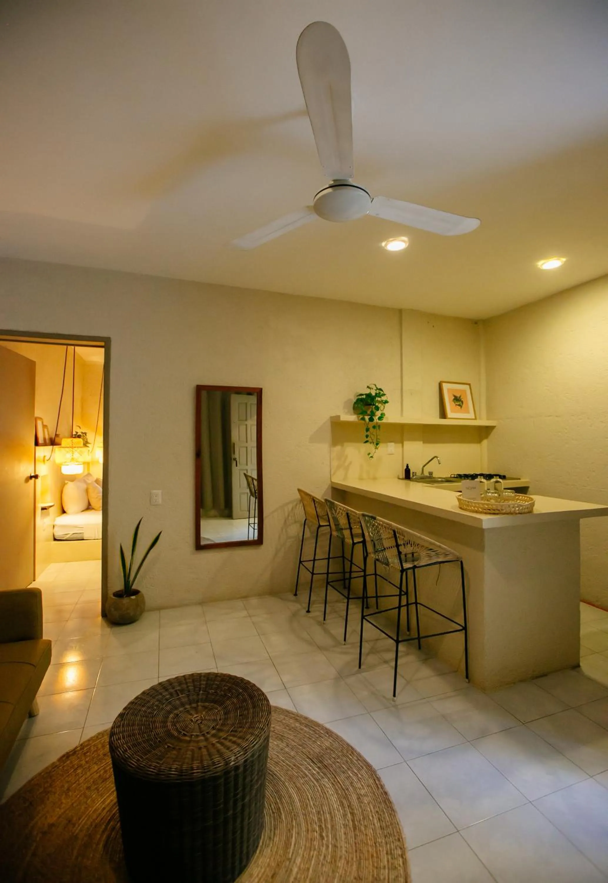 Kitchen or kitchenette in Hotel Noah Tulum