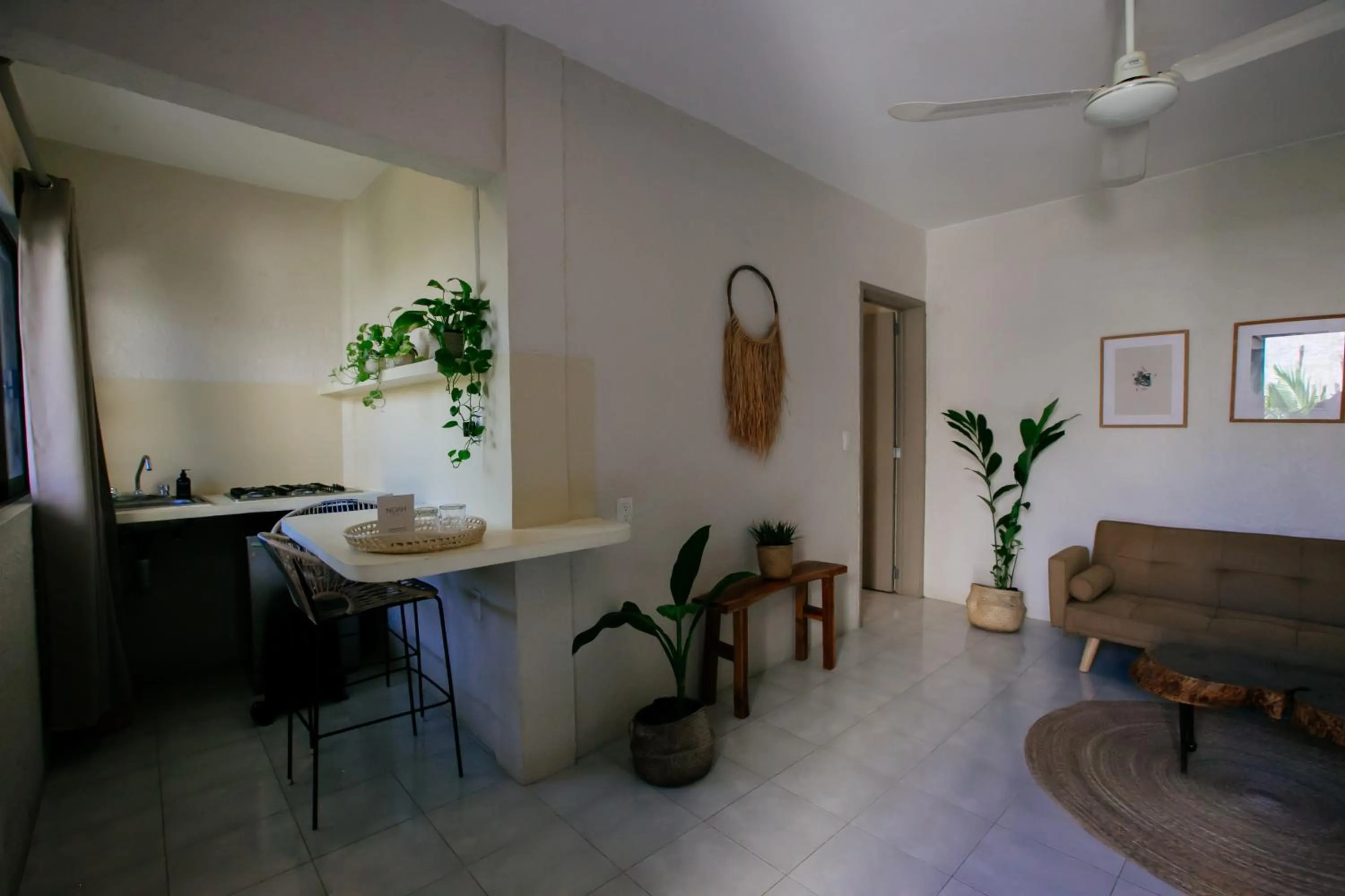 Kitchen or kitchenette in Hotel Noah Tulum