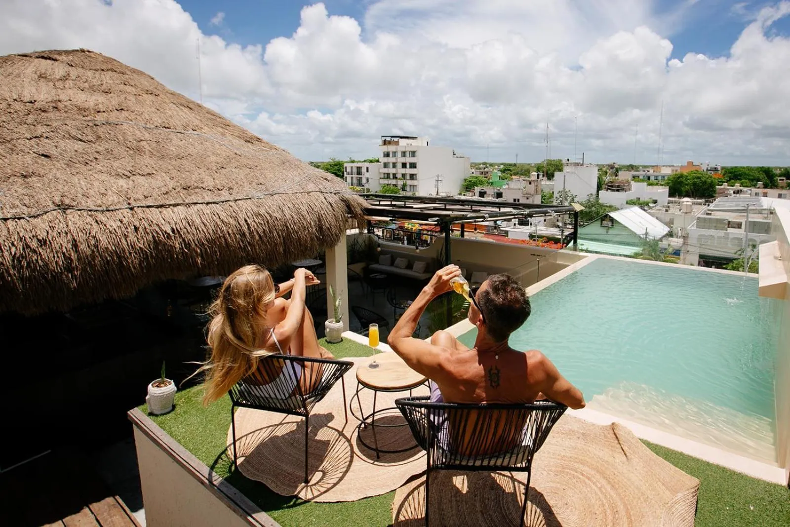 Swimming pool in Hotel Noah Tulum