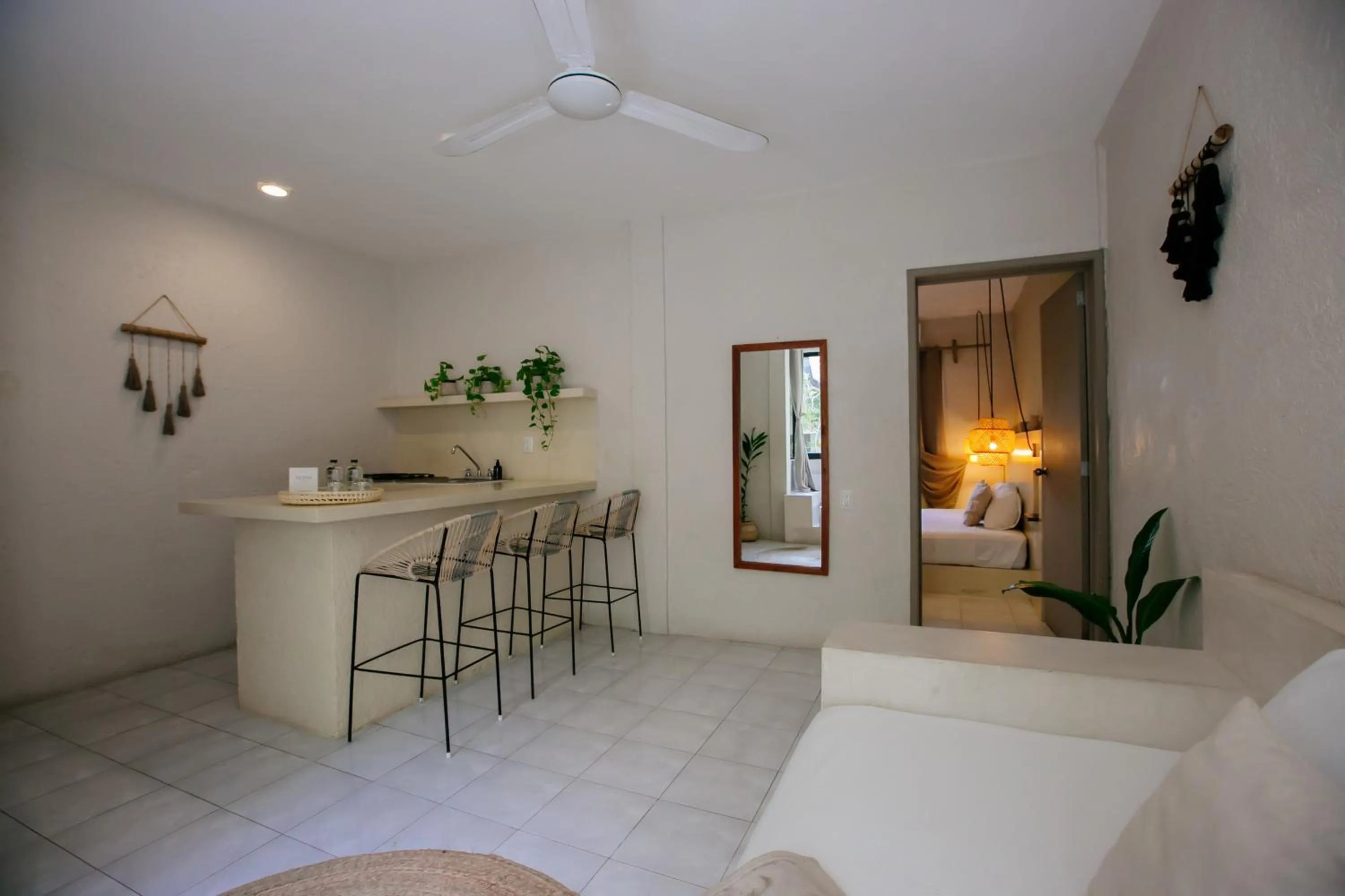 Living room in Hotel Noah Tulum