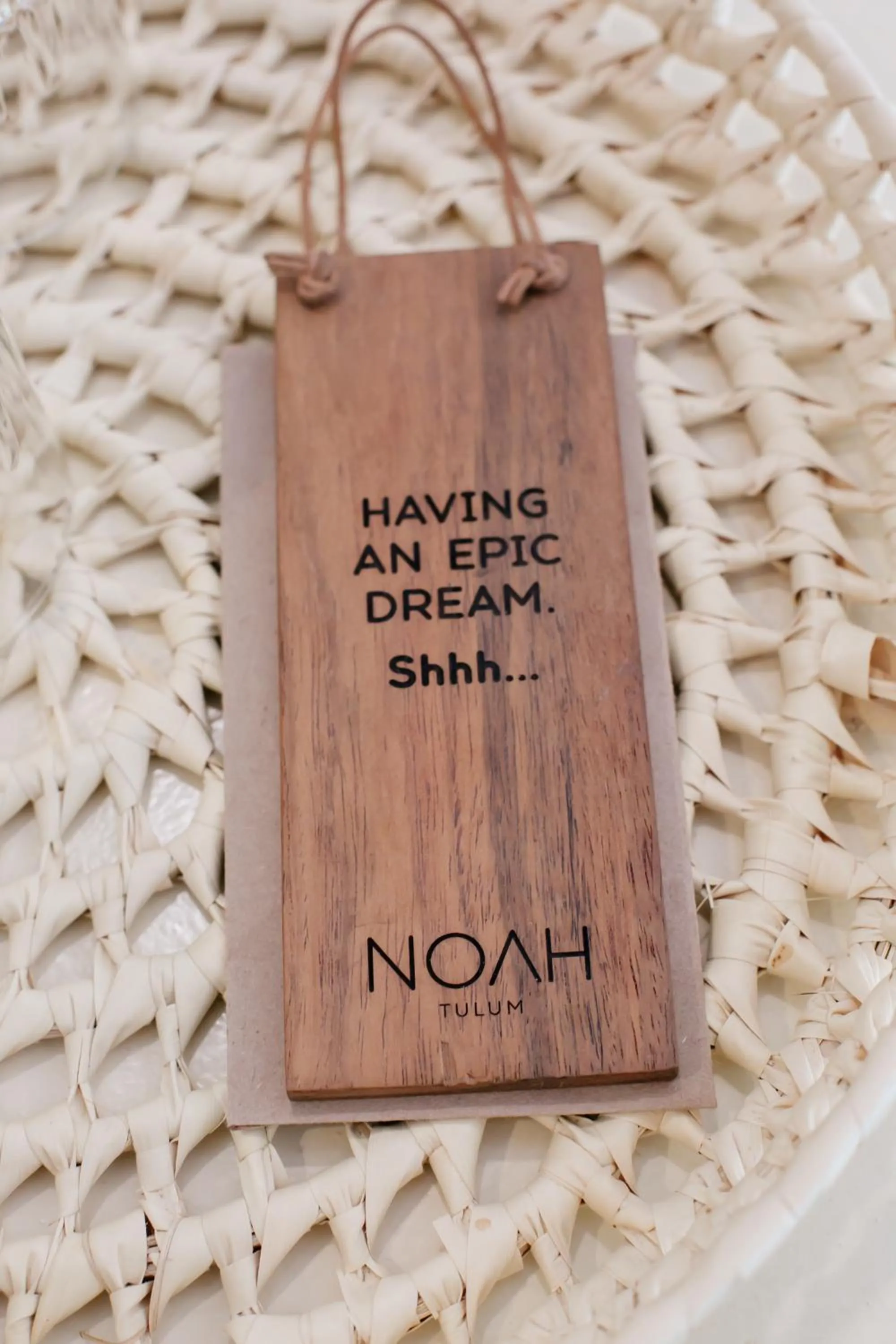 Decorative detail in Hotel Noah Tulum