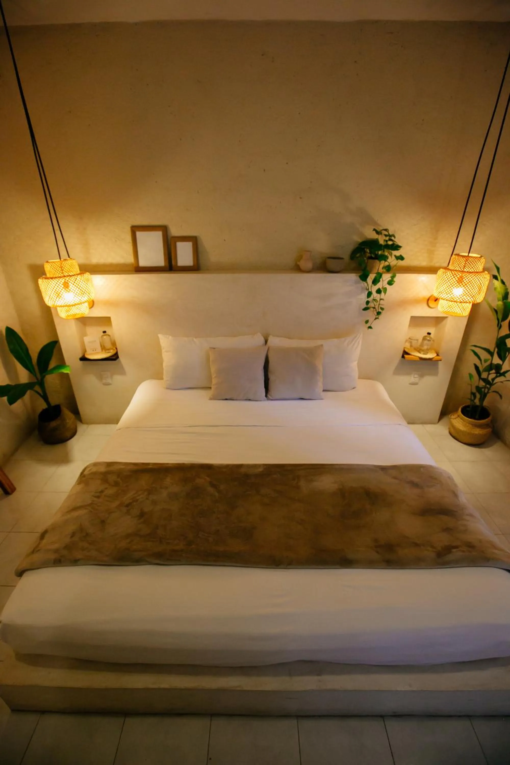 Bedroom, Bed in Hotel Noah Tulum