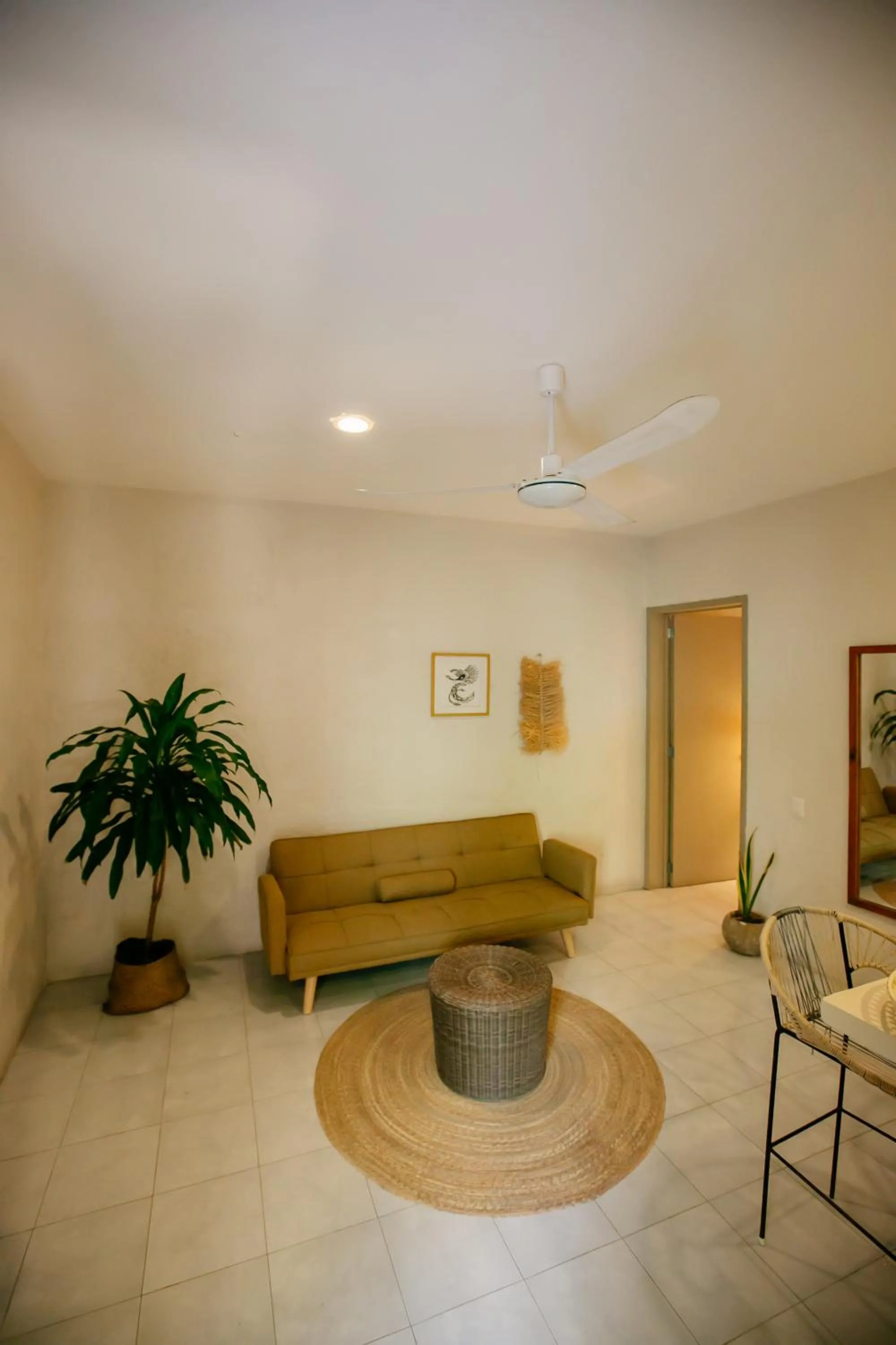 Living room in Hotel Noah Tulum