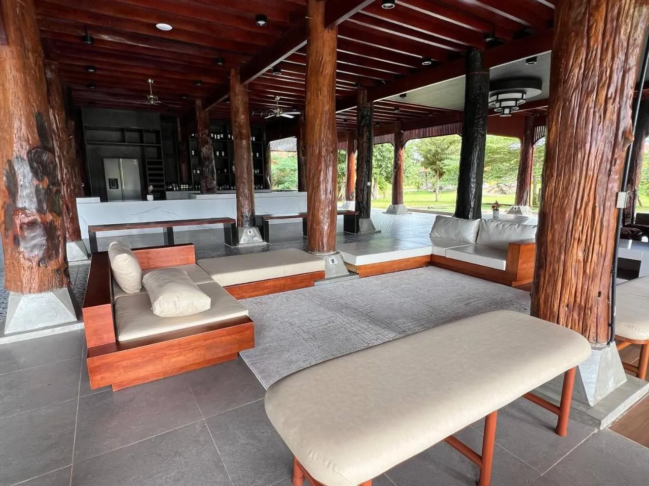 Living room in Phum Domnak Domrey Resort