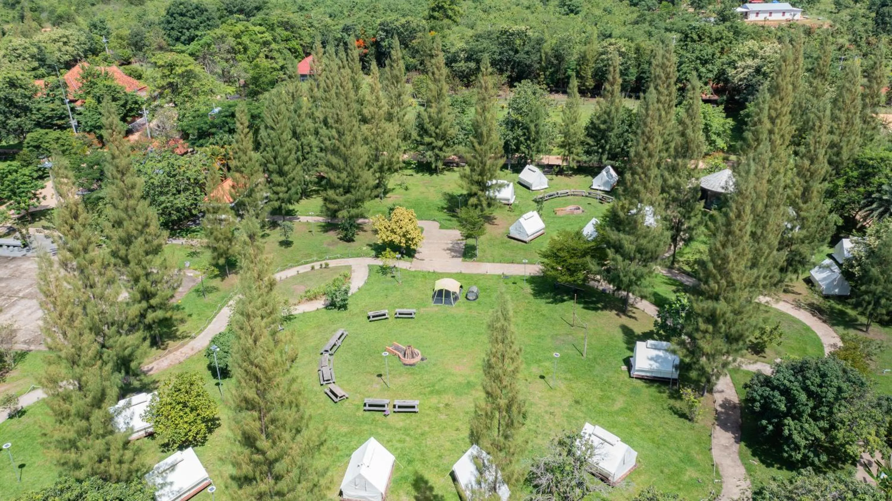 Natural landscape in Phum Domnak Domrey Resort