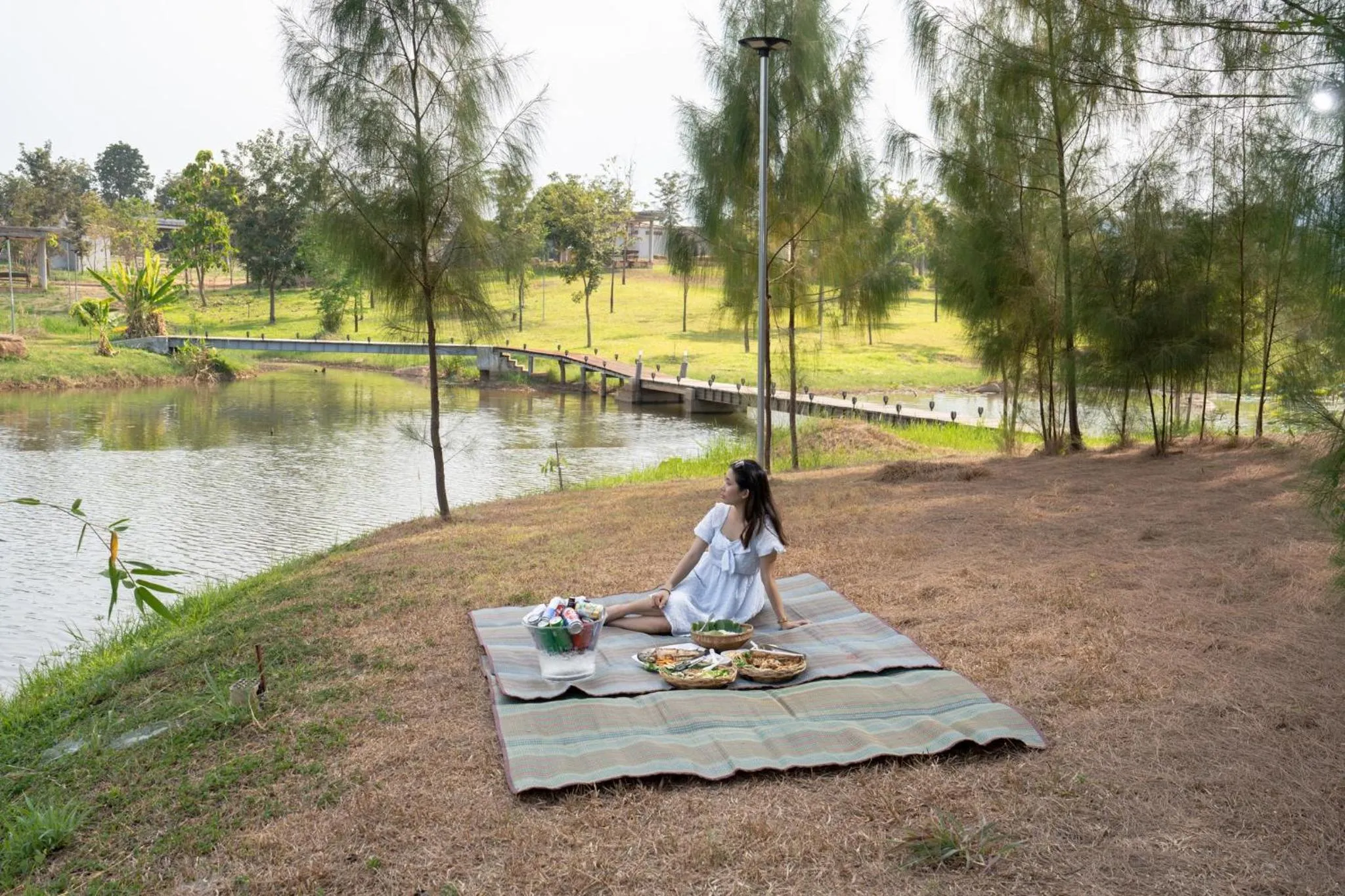 Seating area in Phum Domnak Domrey Resort