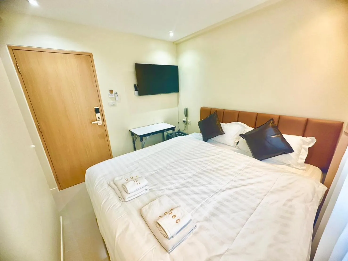 Bed in ABC HA Hotel Bangkok