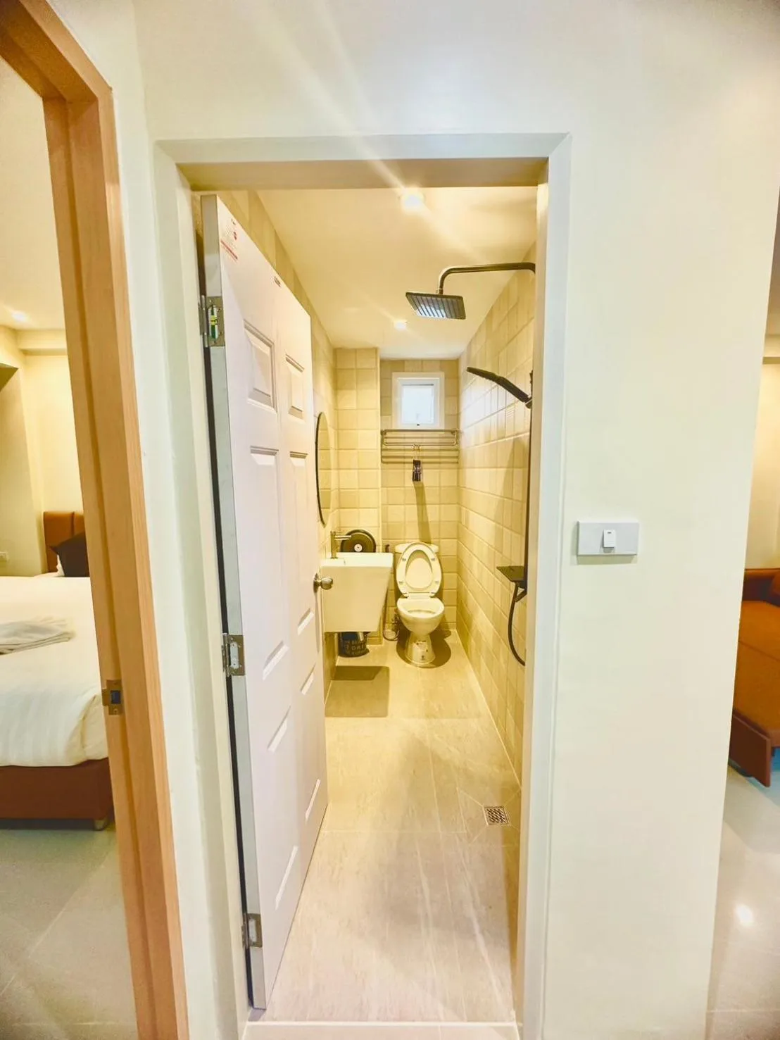 Bed in ABC HA Hotel Bangkok