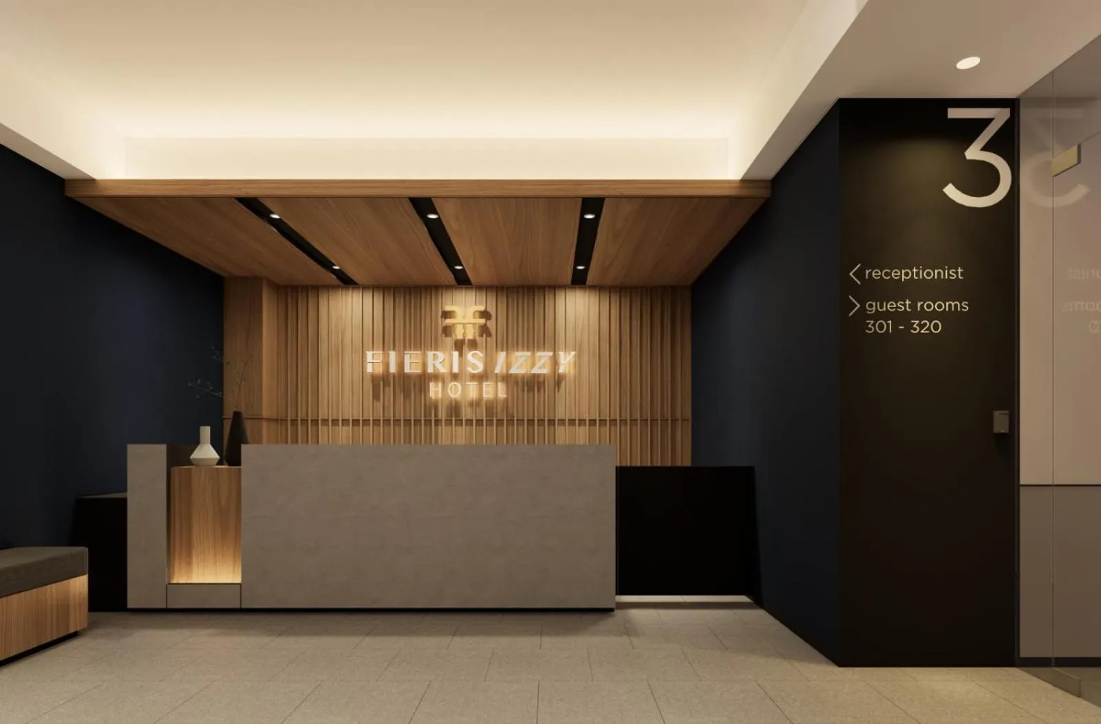 Lobby or reception in FIERIS IZZY Hotel