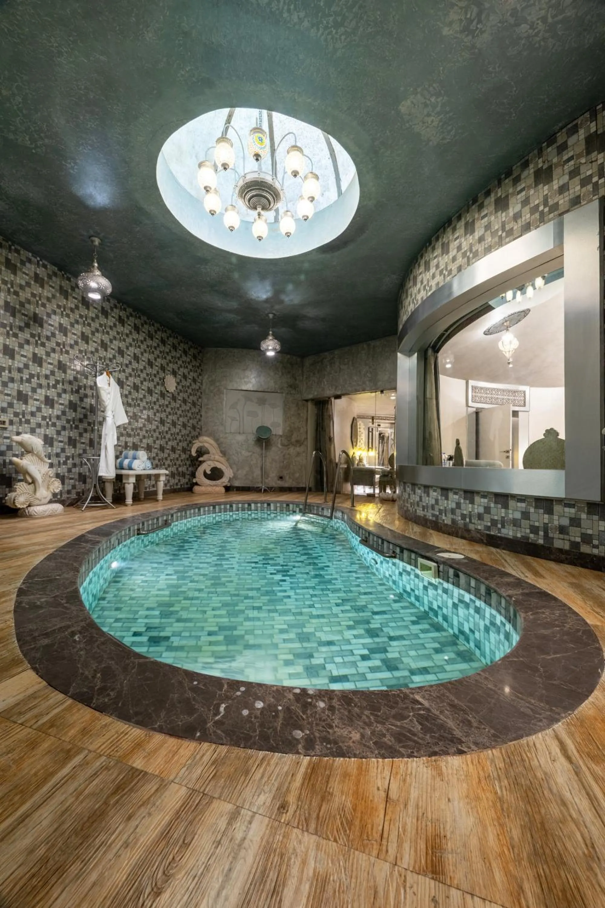 Swimming pool in Chokhi Dhani The Ethnic 5-Star Deluxe Resort