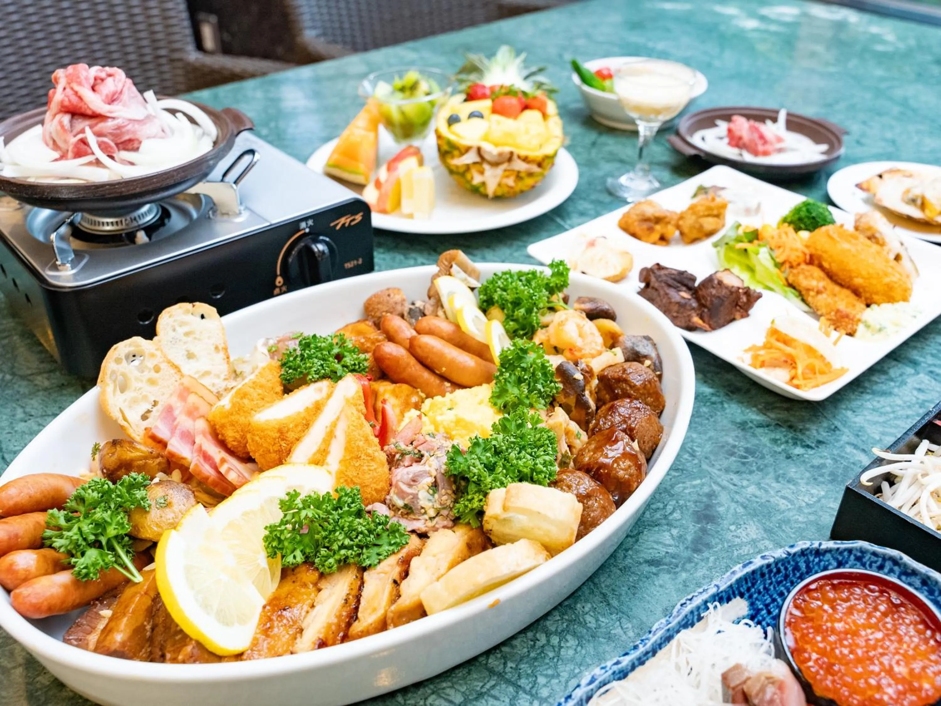 Food in LiVEMAX Resort Upopoi Shiraoi Onsen