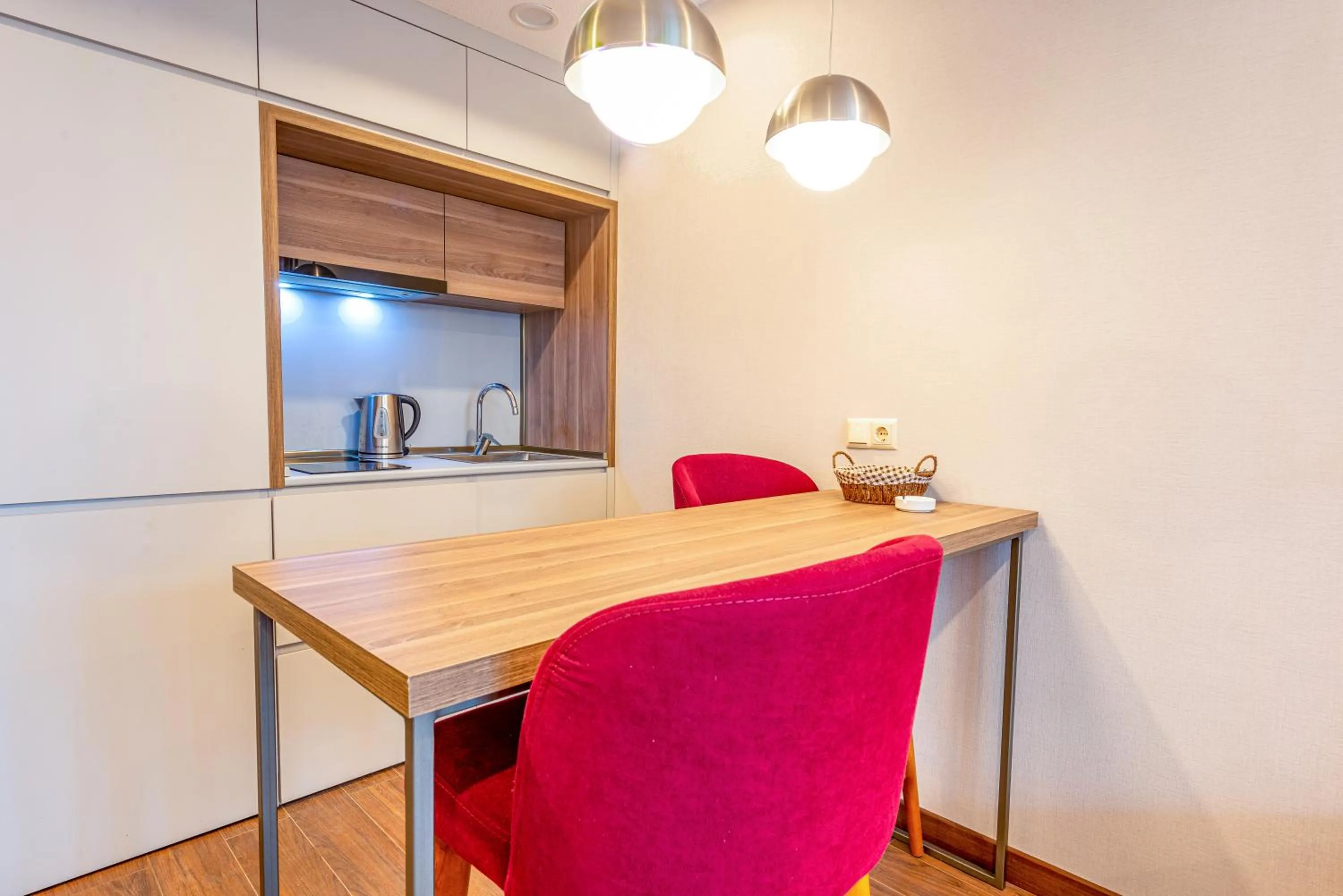 Kitchen or kitchenette in Sunshine Residence & Hotel