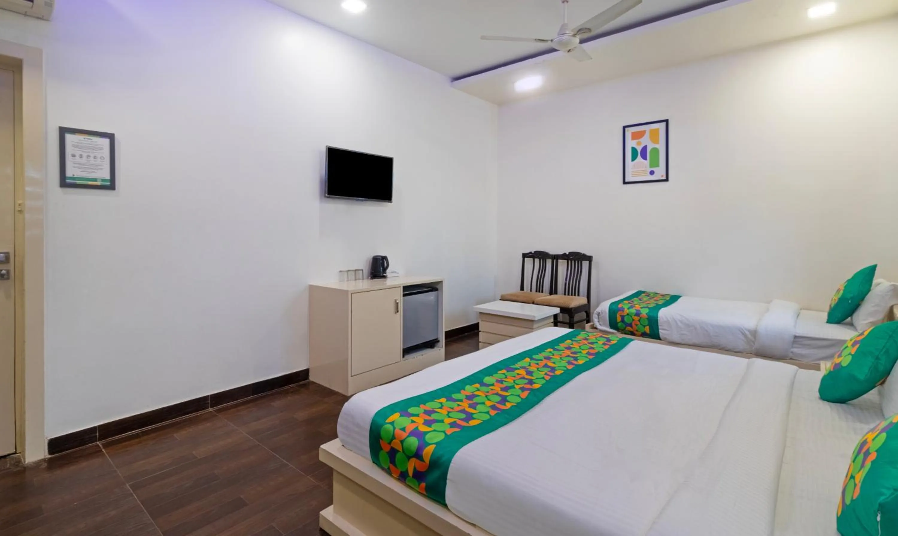 Bedroom, Bed in Treebo Empire Red Carpet