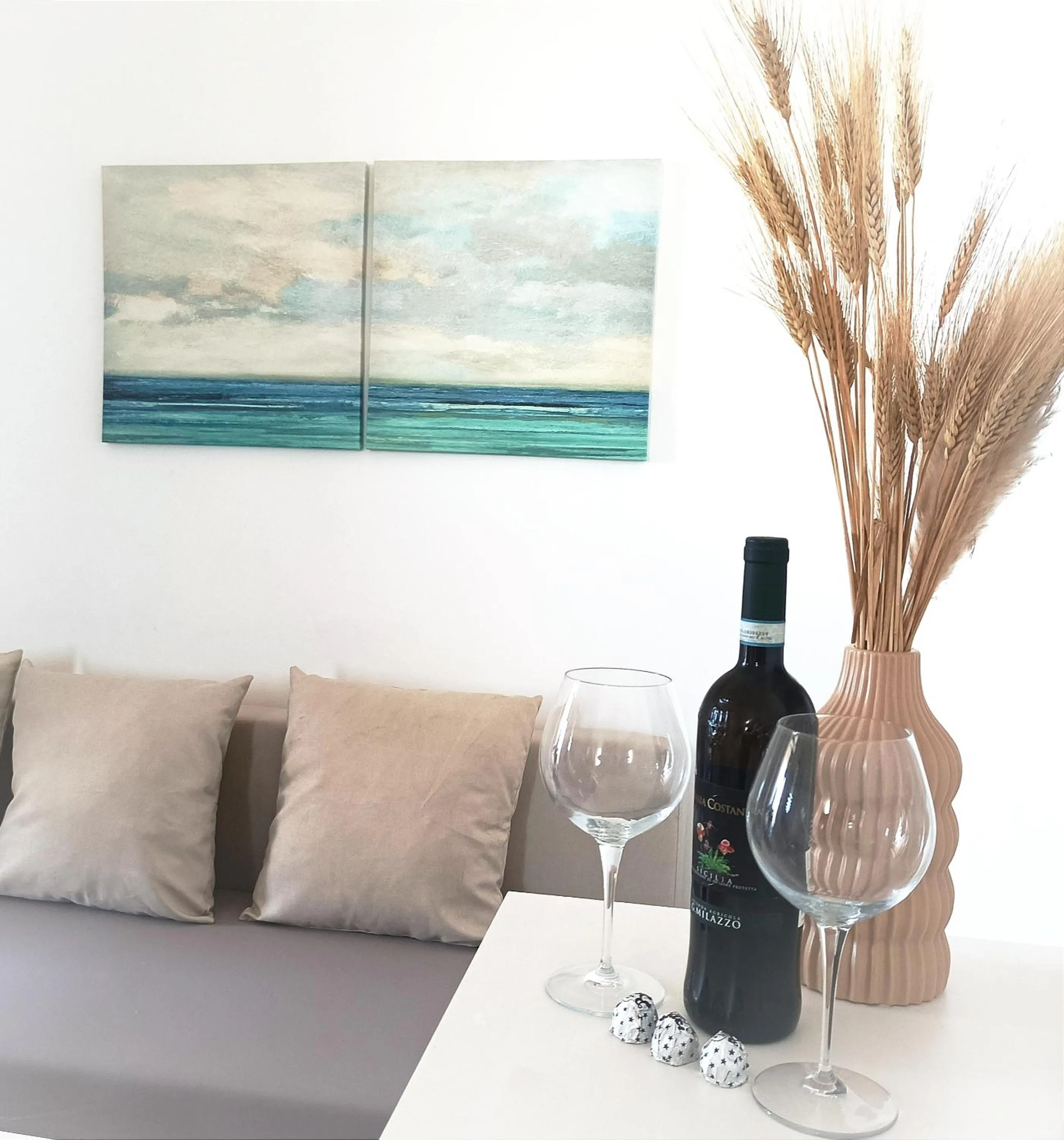 Living room in IL MELOGRANO RESIDENCE MARZAMEMI