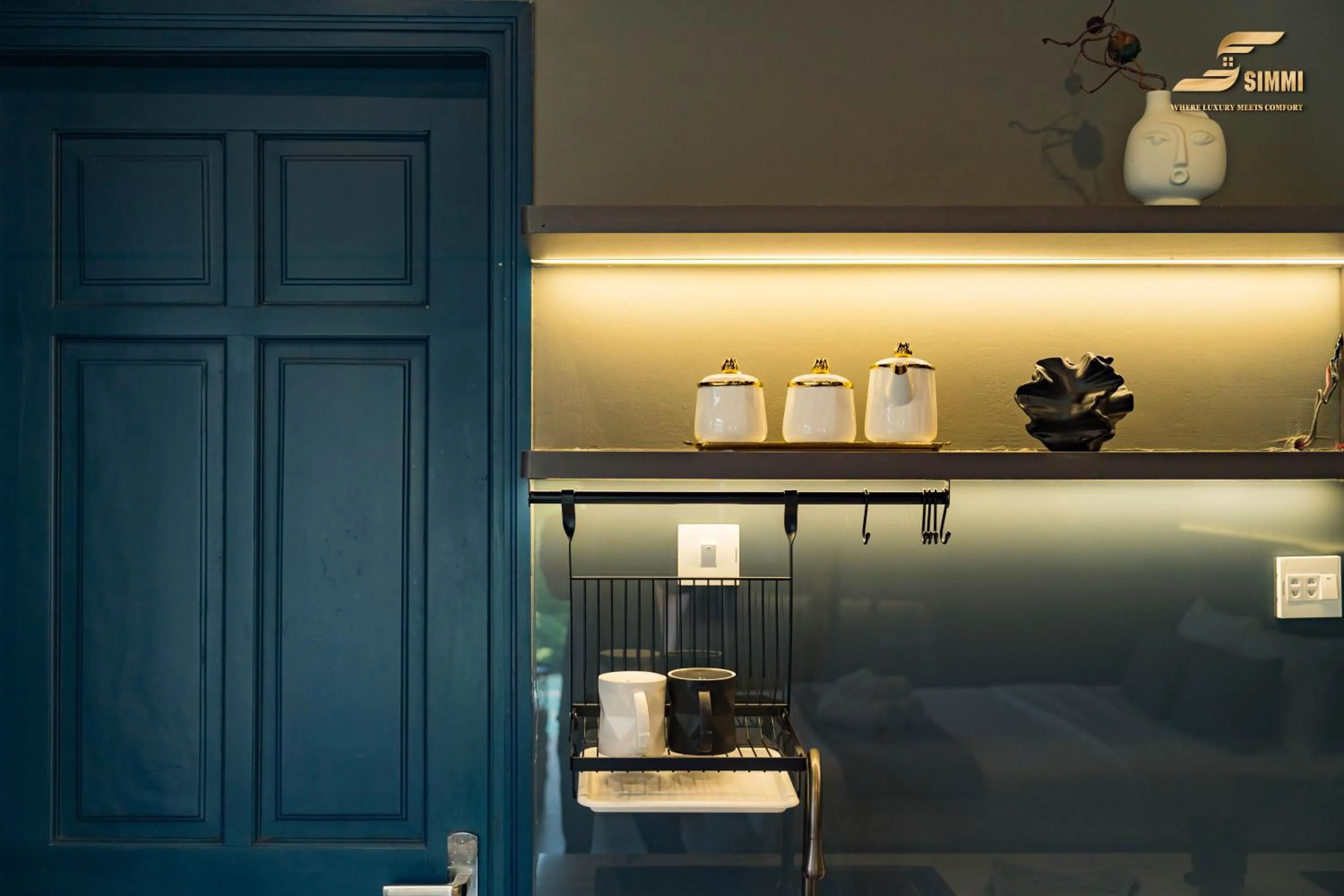 Kitchen or kitchenette in Simmi Signature Hotel & Apartment