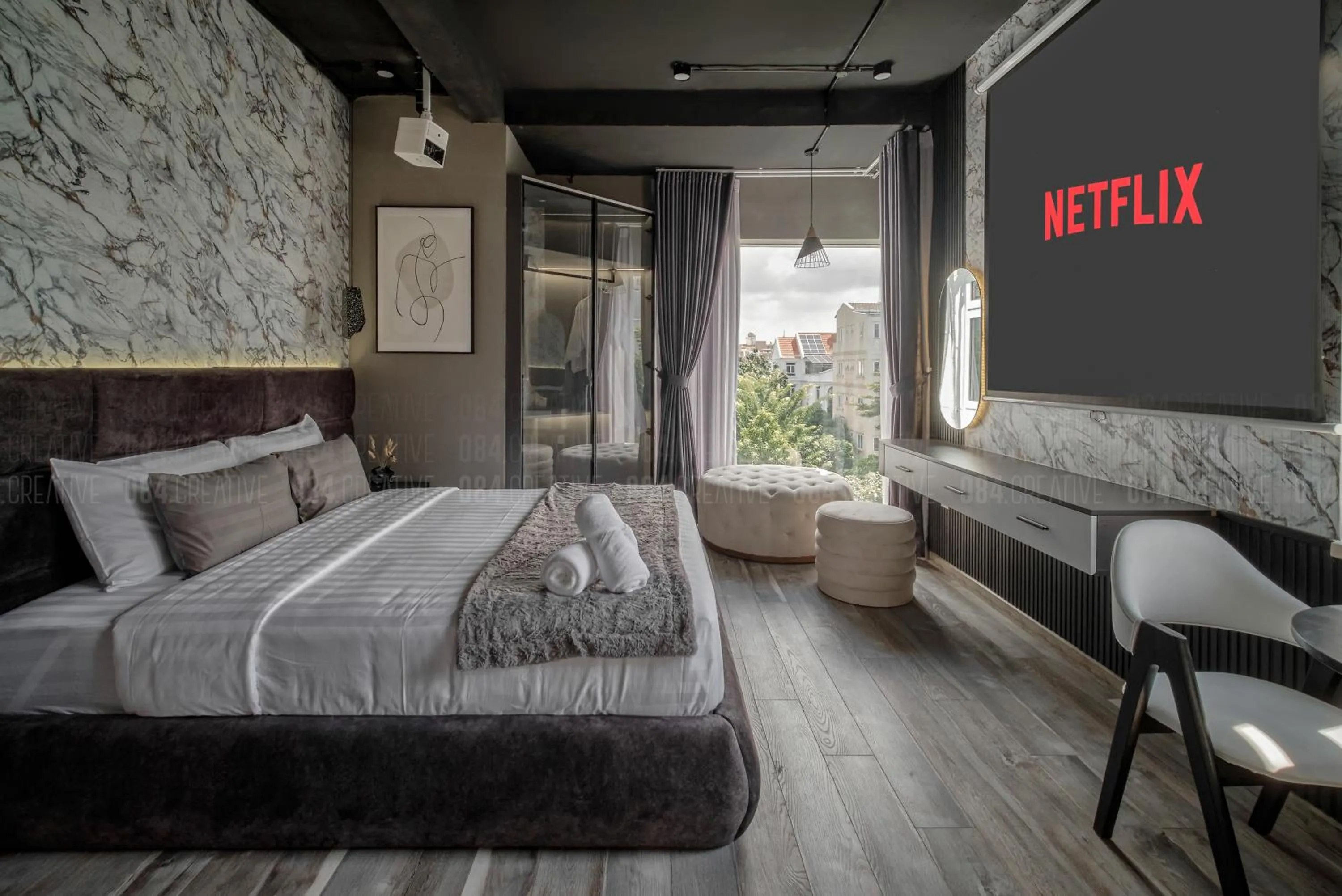 TV and multimedia, Bed in Simmi Signature Hotel & Apartment