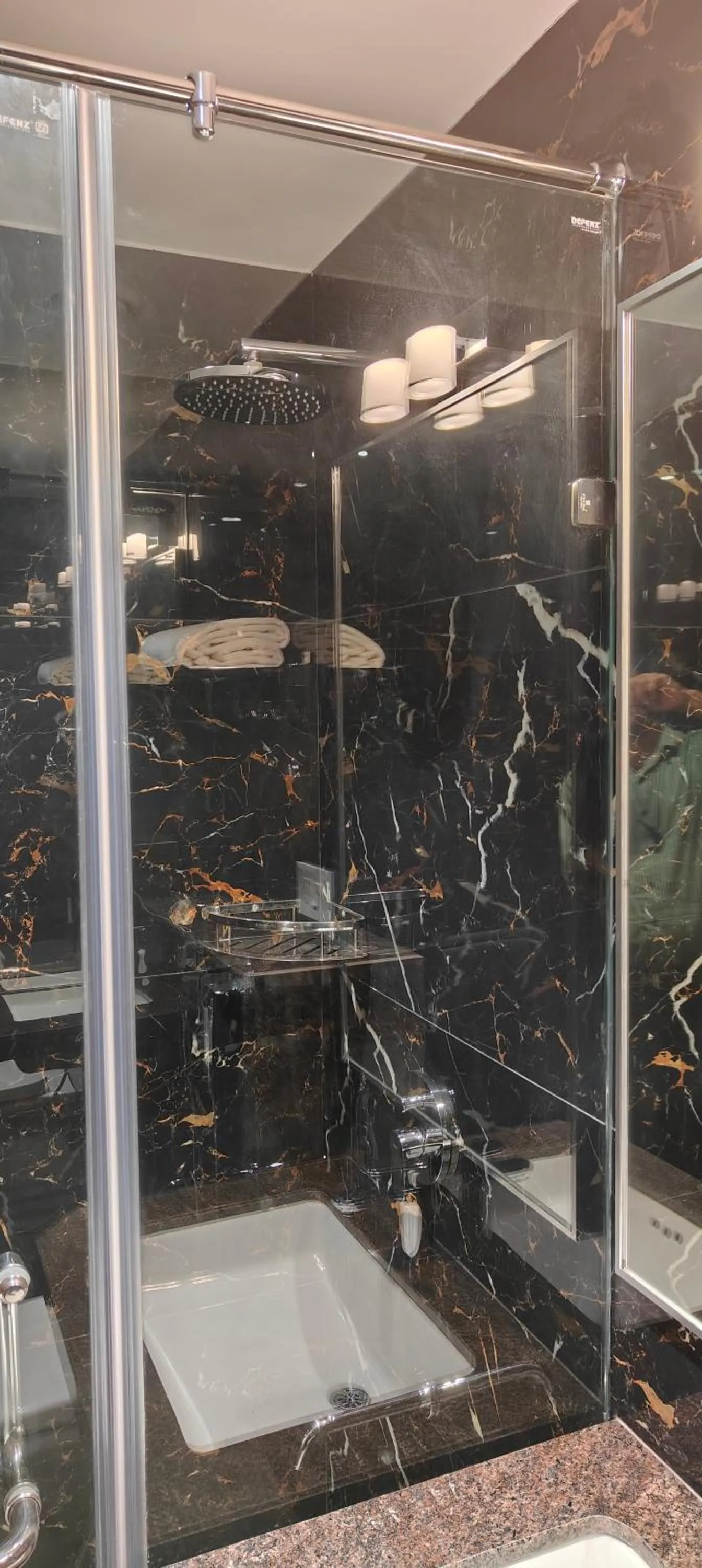 Shower in Magnus Nexstar Suites Kalyani Nagar