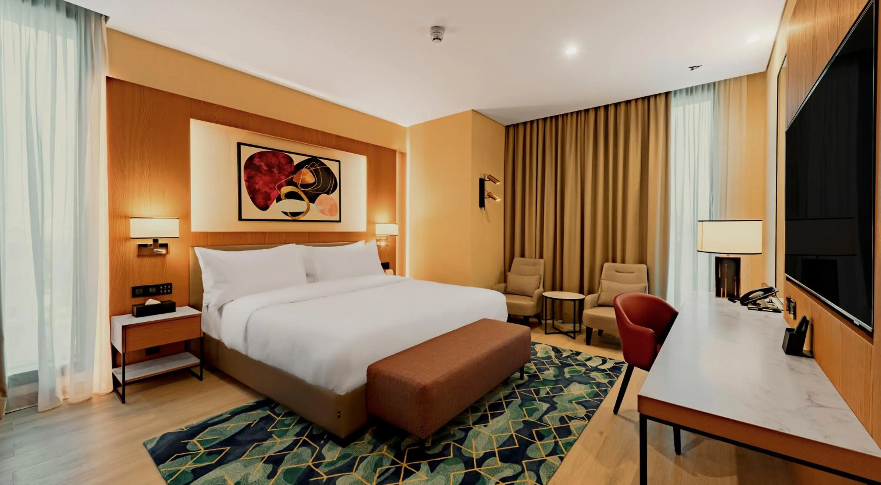 Bed in Millennium Al Masar