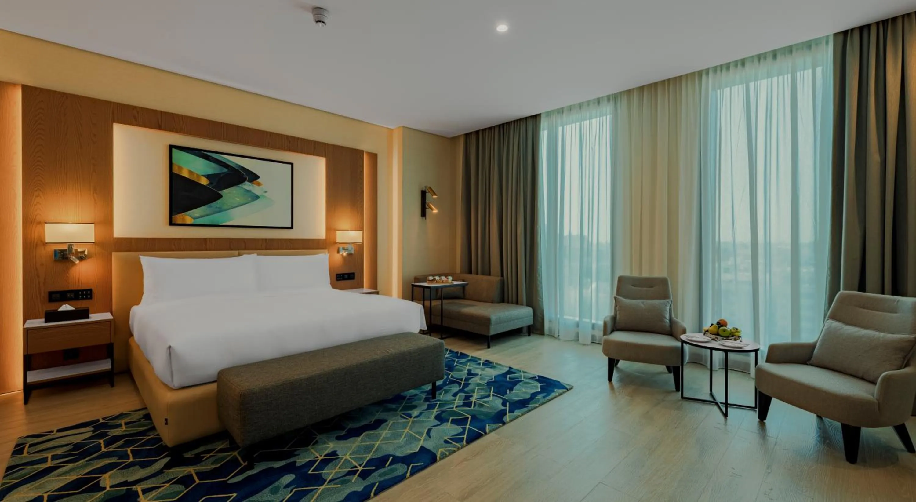 Bed in Millennium Al Masar