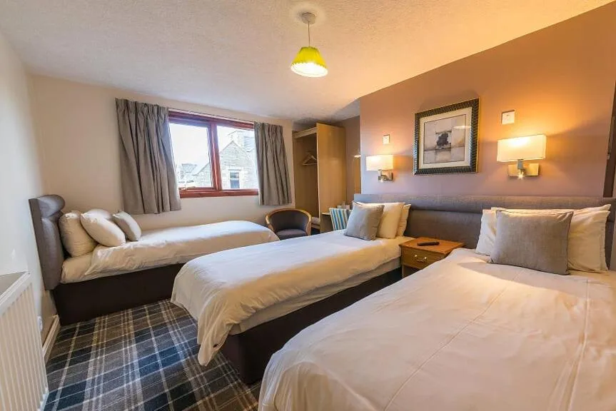 Decorative detail, Bed in Castletown Hotel