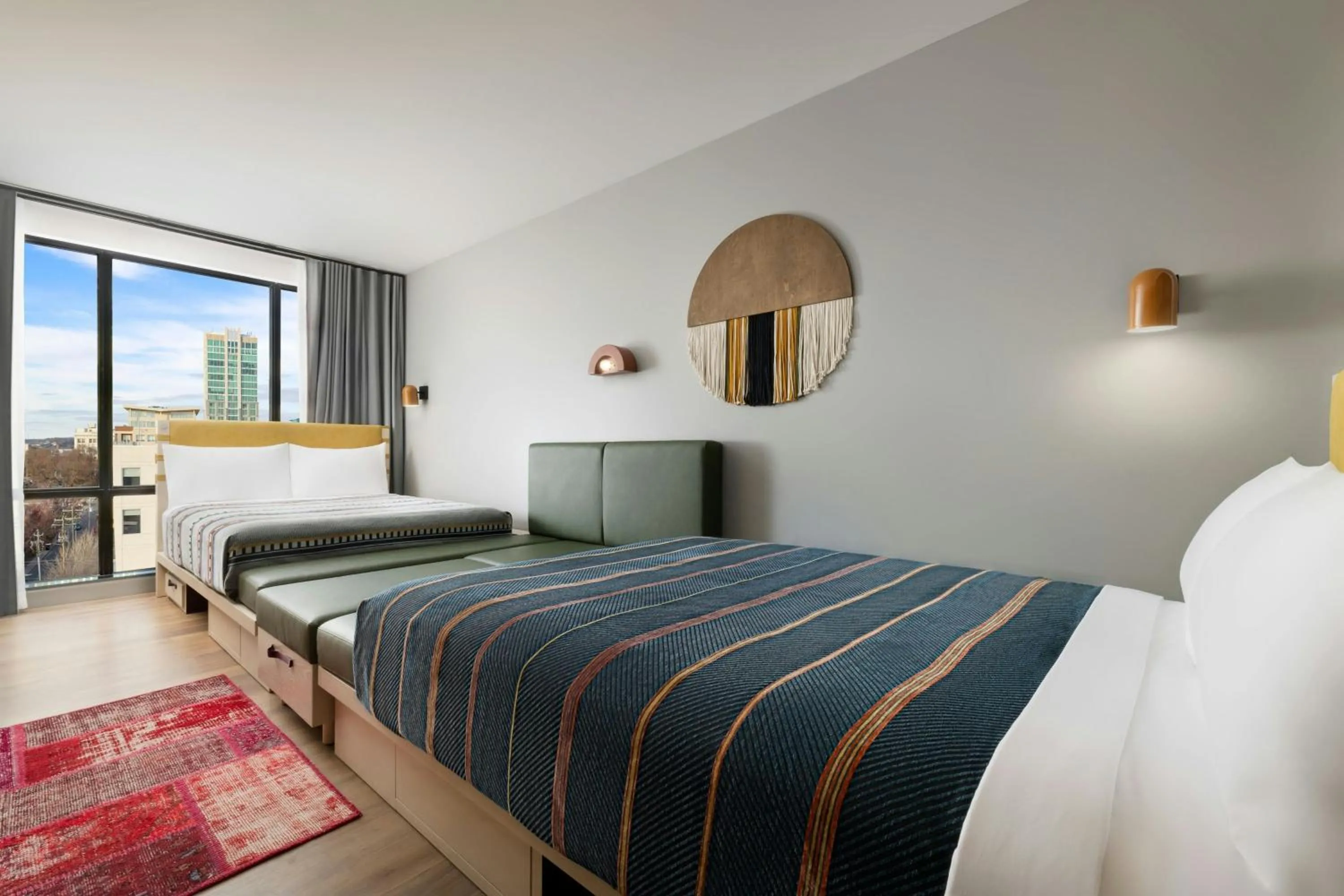 Photo of the whole room, Bed in Moxy Asheville