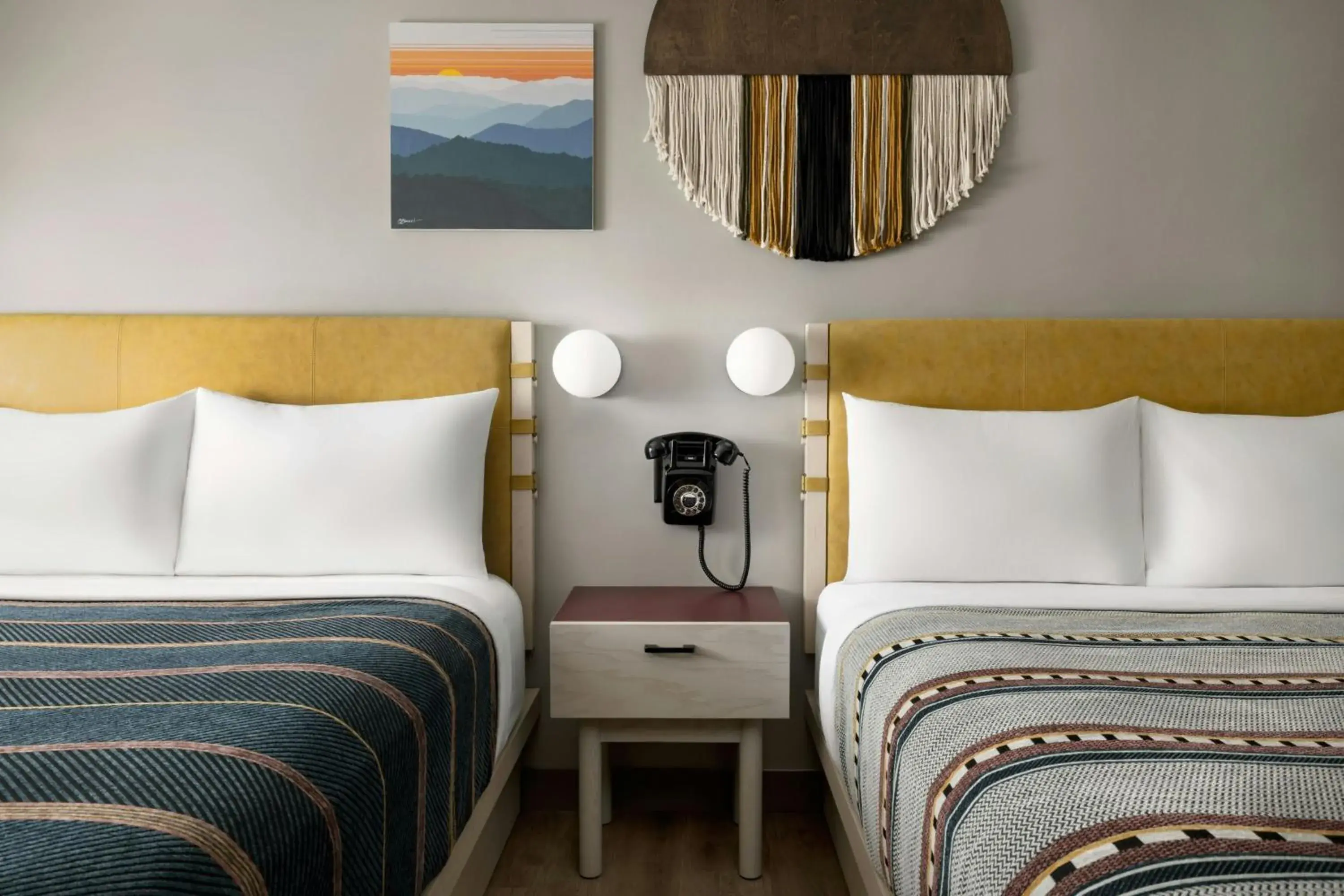 Queen Room with Two Queen Beds in Moxy Asheville Queen Room with Two Queen Beds in Moxy Asheville