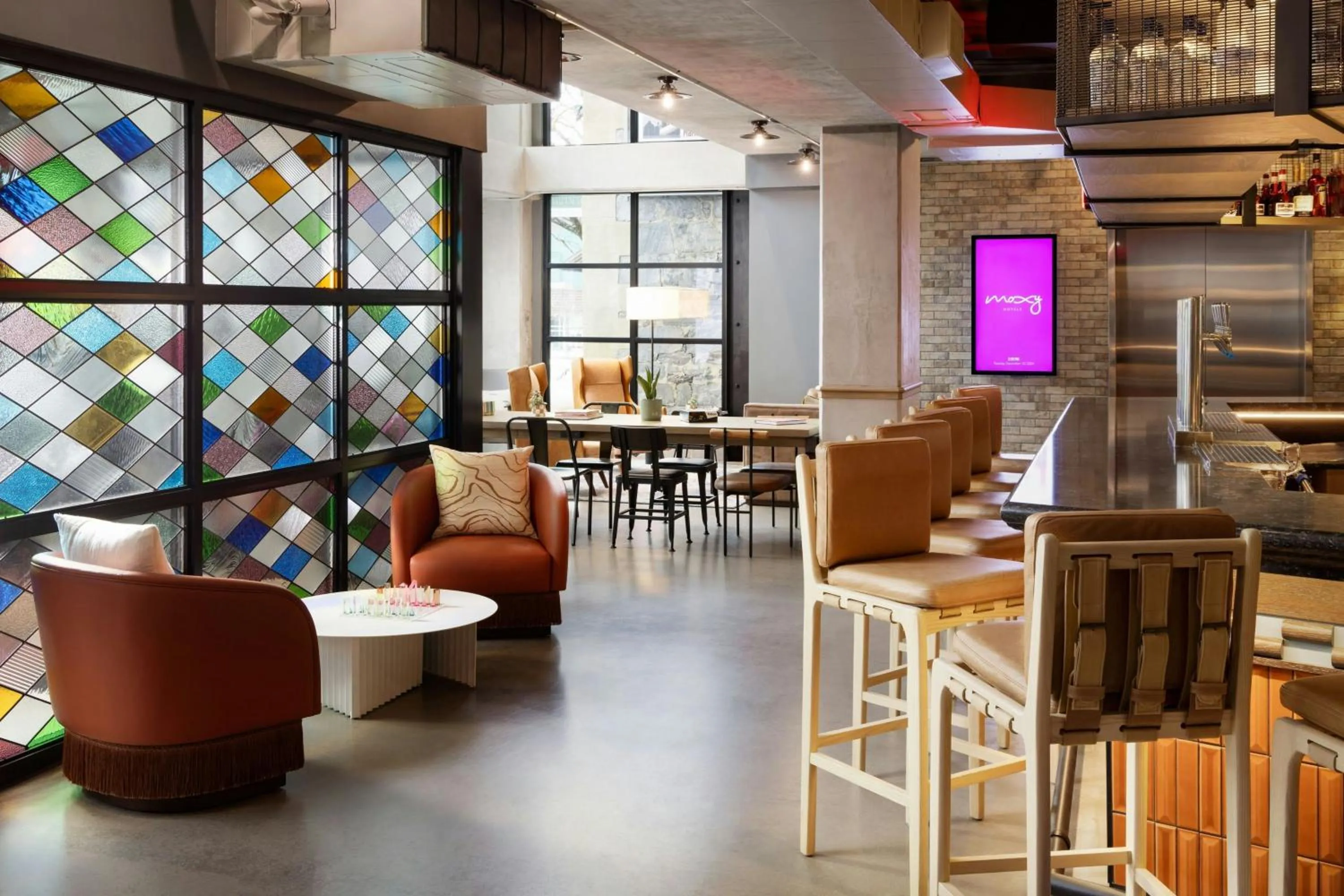 Lobby or reception in Moxy Asheville