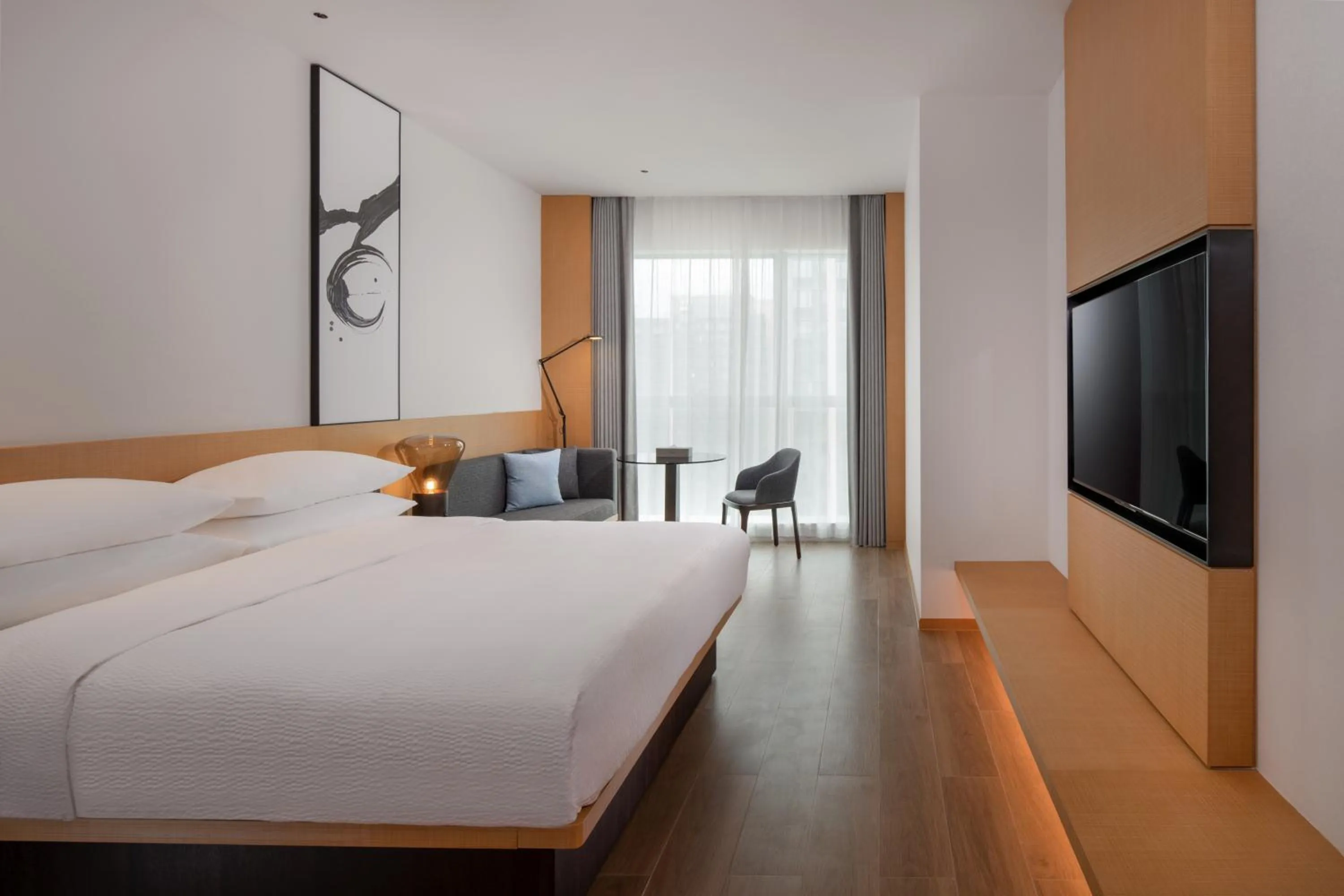 On site, Bed in Fairfield by Marriott Shenzhen Bao'an