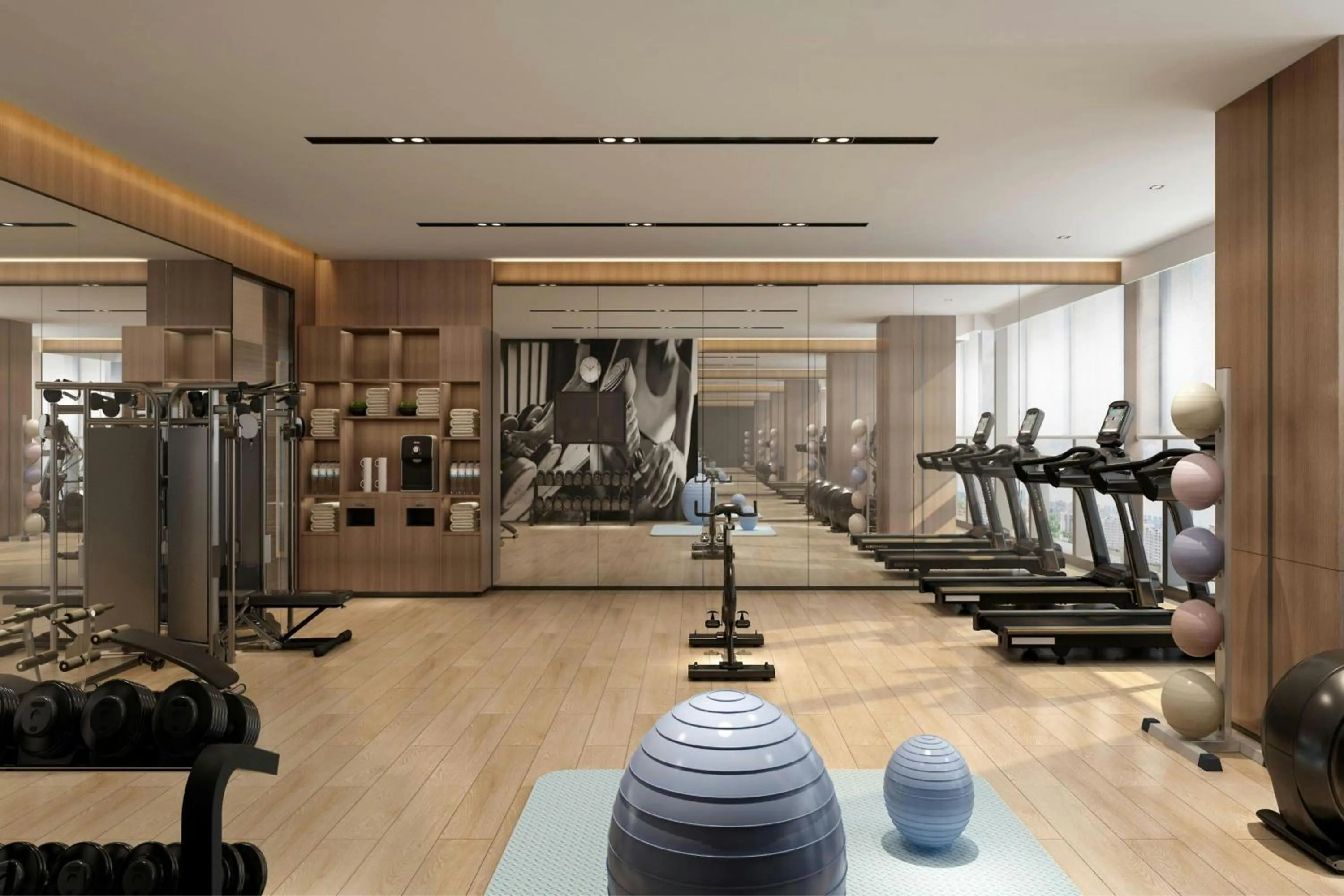 Fitness centre/facilities in Fairfield by Marriott Shenzhen Bao'an