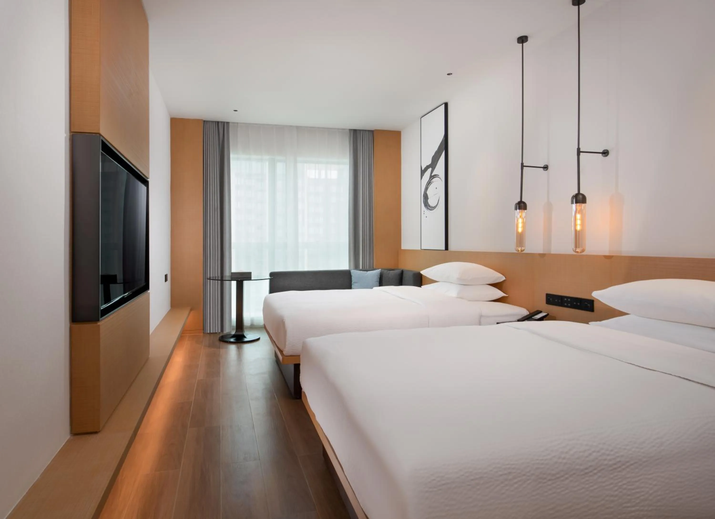 On site, Bed in Fairfield by Marriott Shenzhen Bao'an