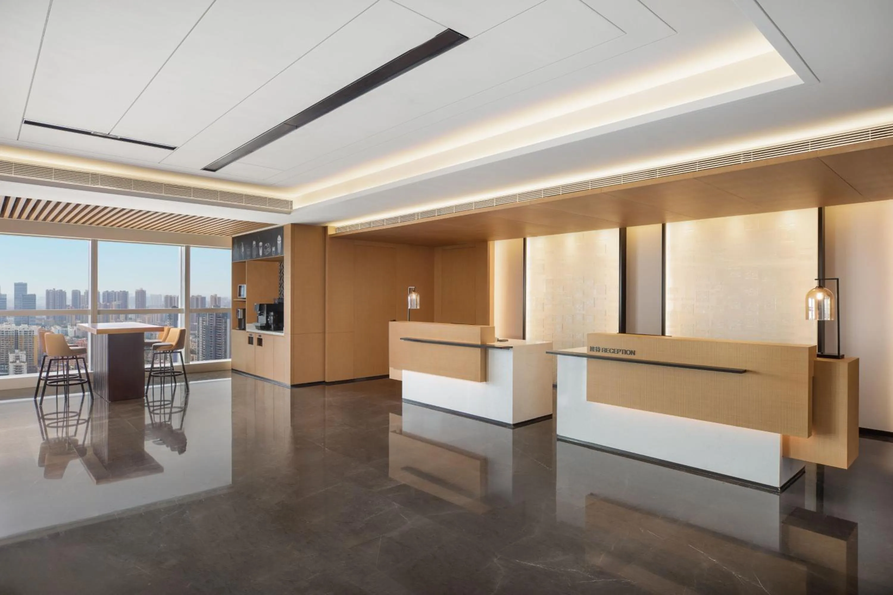 Lobby or reception, Bed in Fairfield by Marriott Shenzhen Bao'an