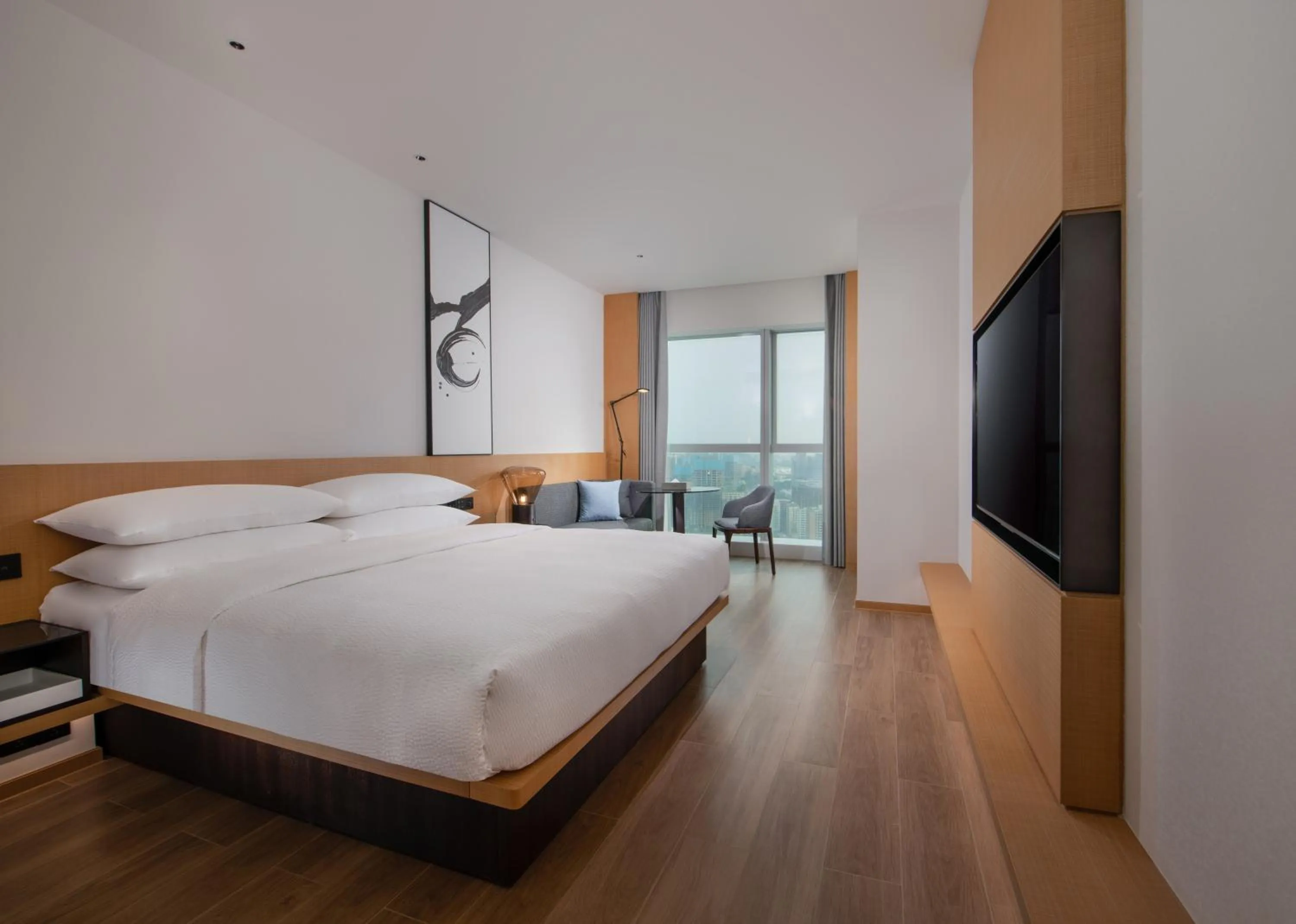 On site, Bed in Fairfield by Marriott Shenzhen Bao'an