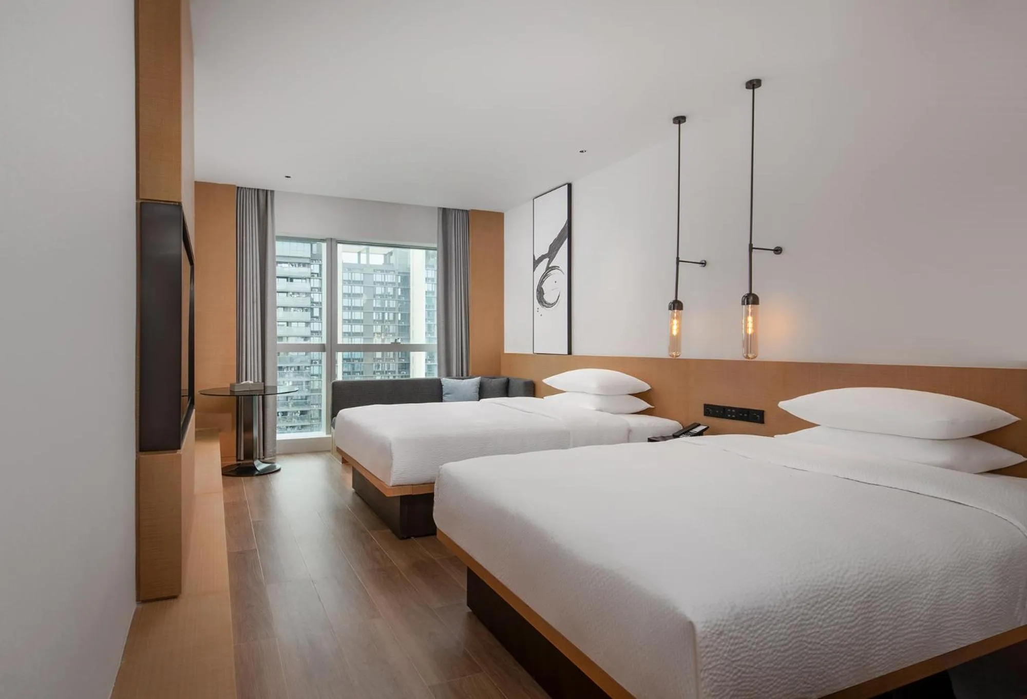 On site, Bed in Fairfield by Marriott Shenzhen Bao'an