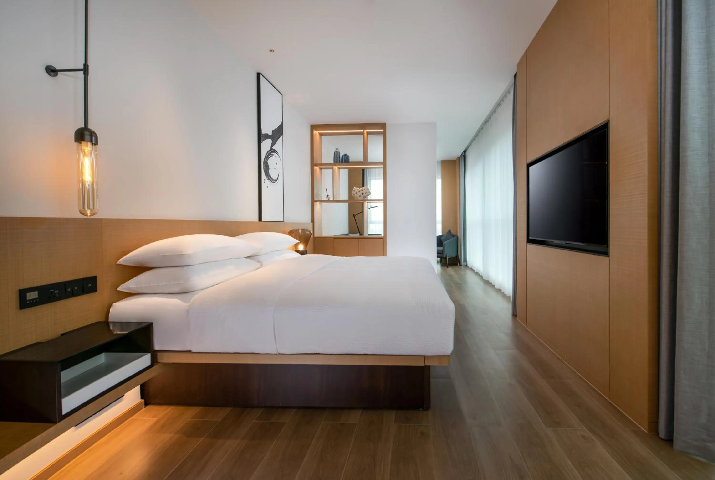 On site, Bed in Fairfield by Marriott Shenzhen Bao'an