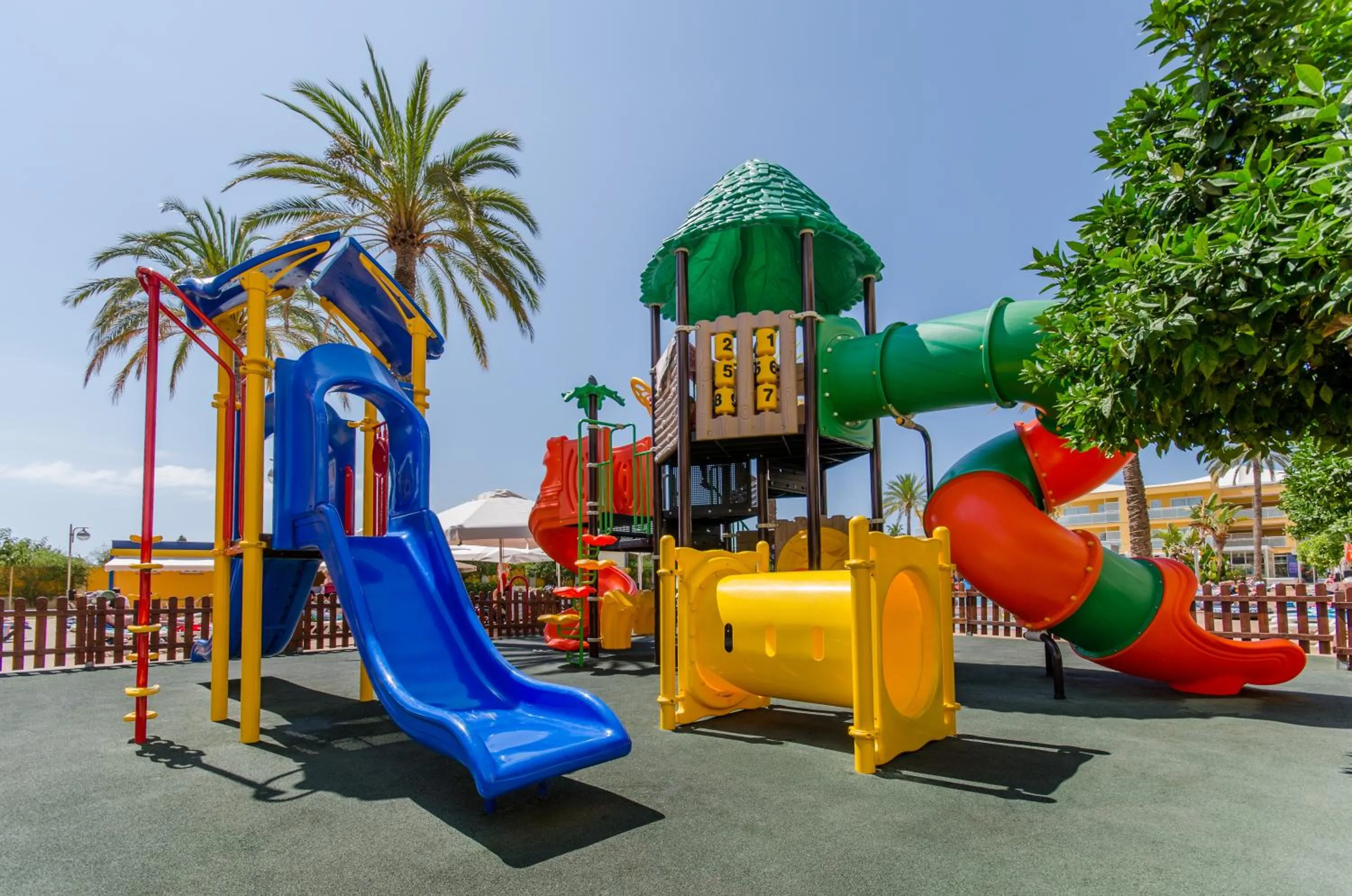 Children play ground in Apartamentos Turisticos Terralta